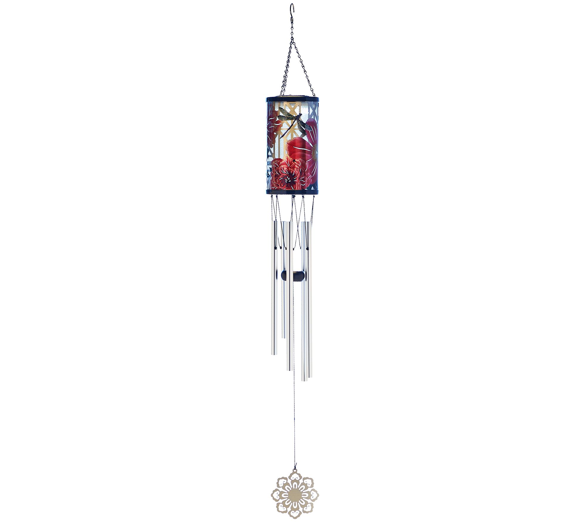 NY Botanical Gardens Solar Wind Chime by Exhart Page 1 —