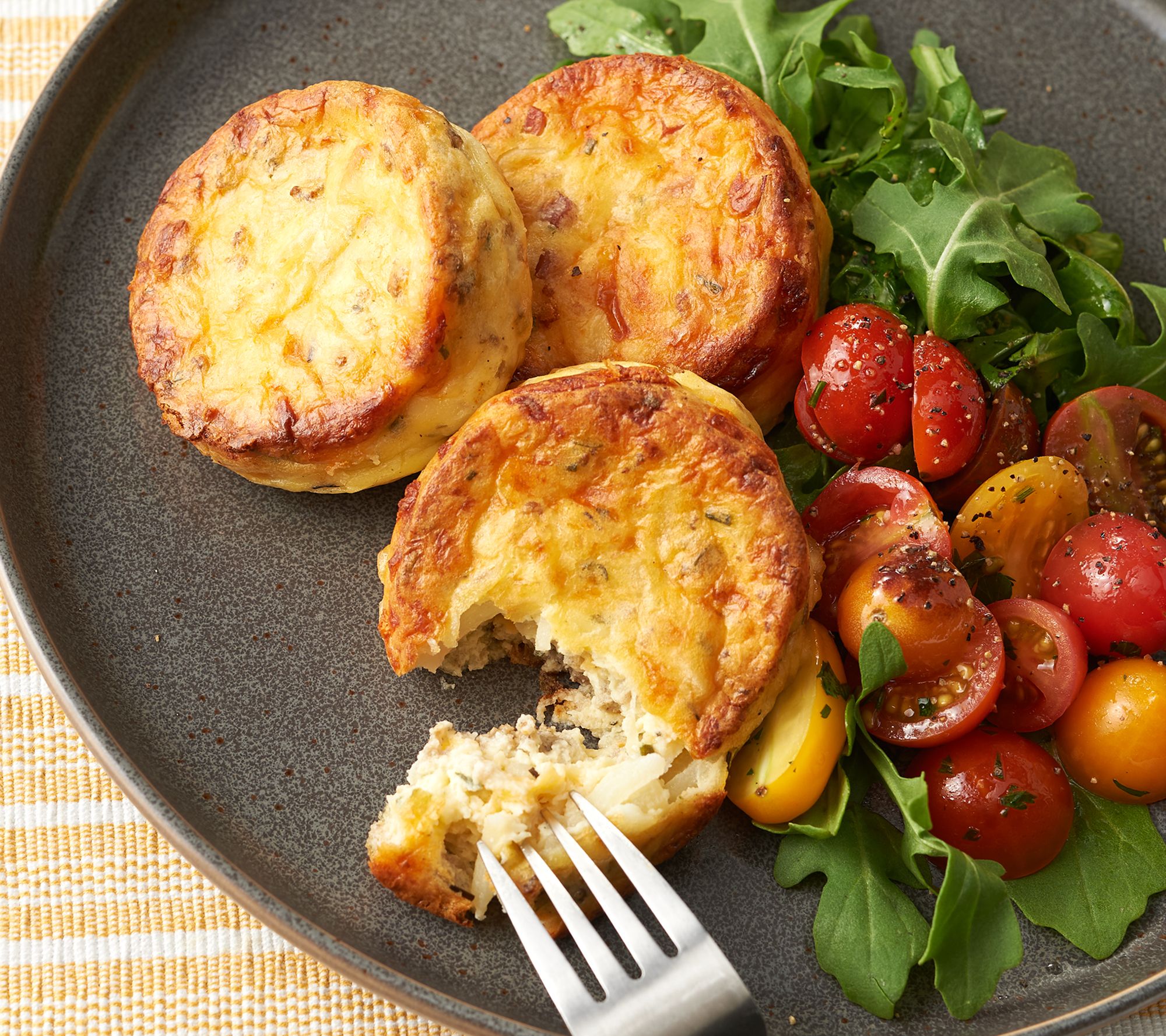 Oak Stove (16) 3.5oz Meat & Potato Crustless Quiche