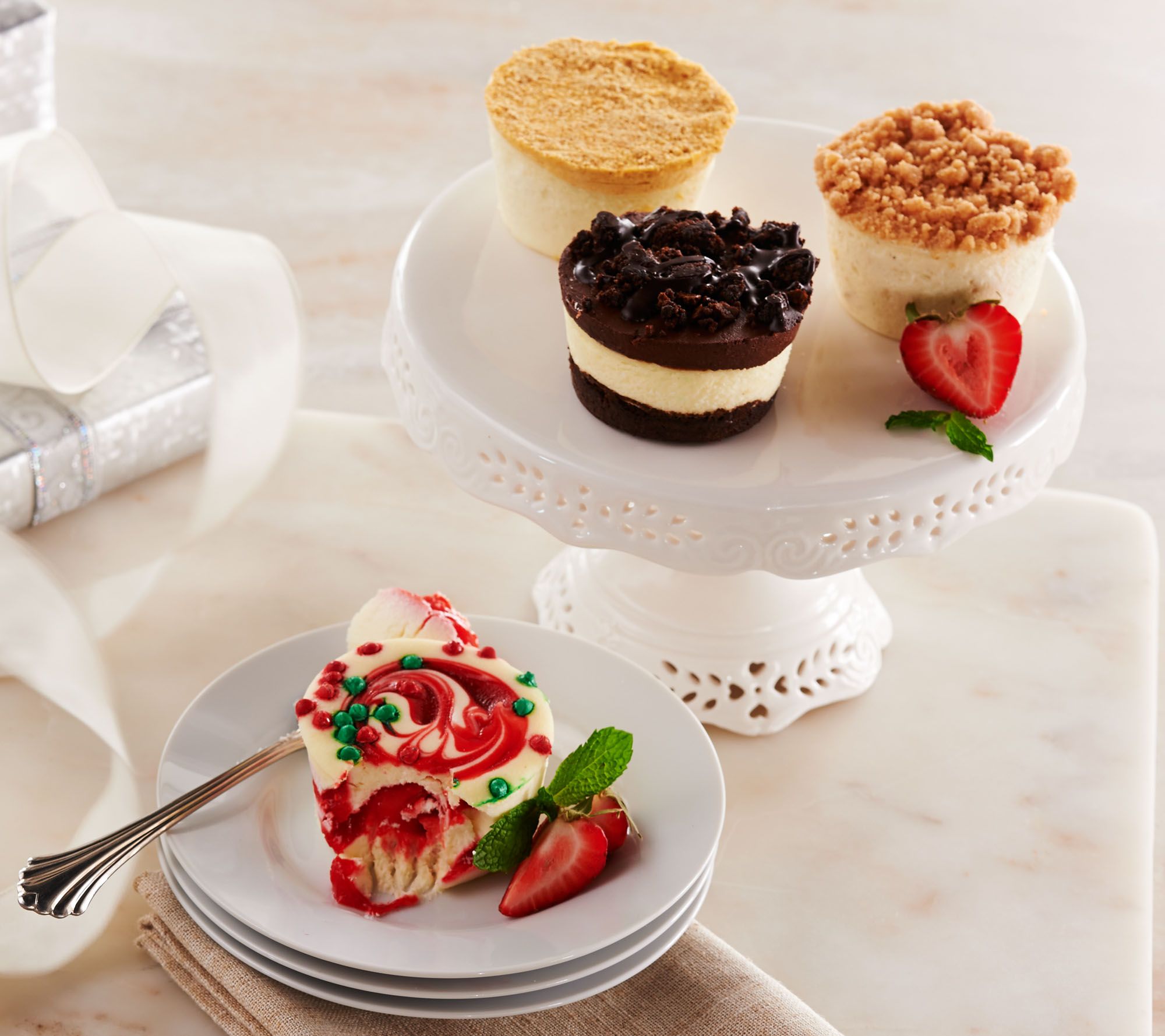 Junior's (18) 4 oz. Holiday Mini Cheesecakes AutoDelivery Page 1