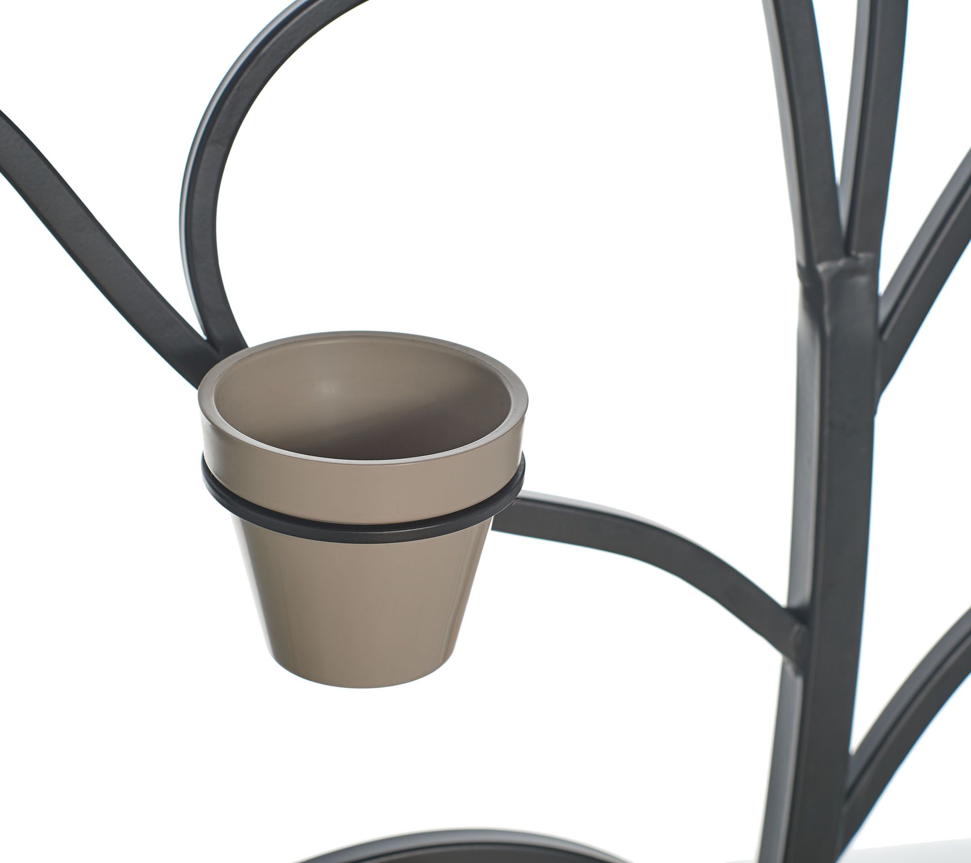 Martha Stewart 71" Metal Tree Wall Decor with Flower Pots