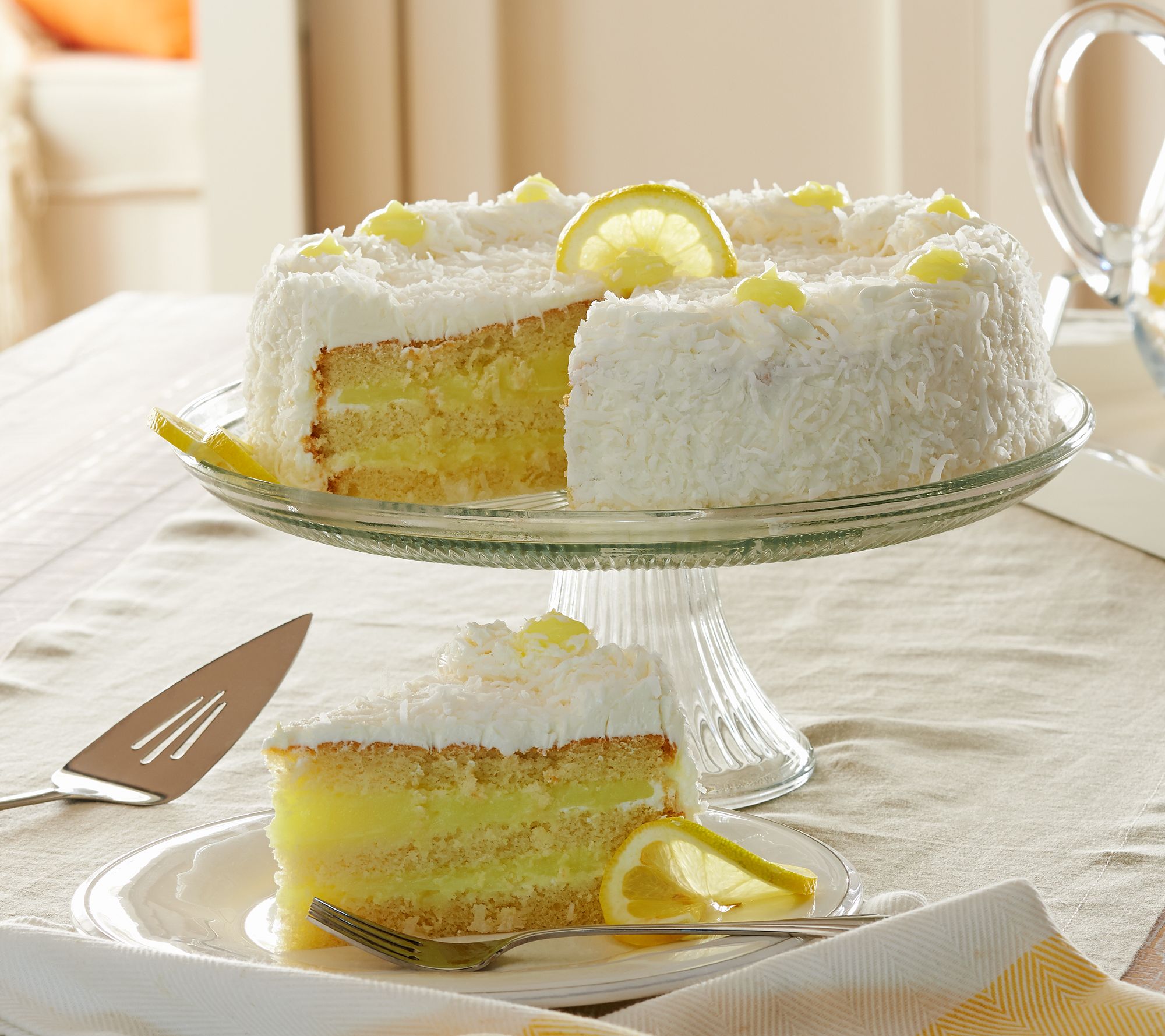 Junior's 5 lb. Lemon Coconut Layer Cake Page 1 —