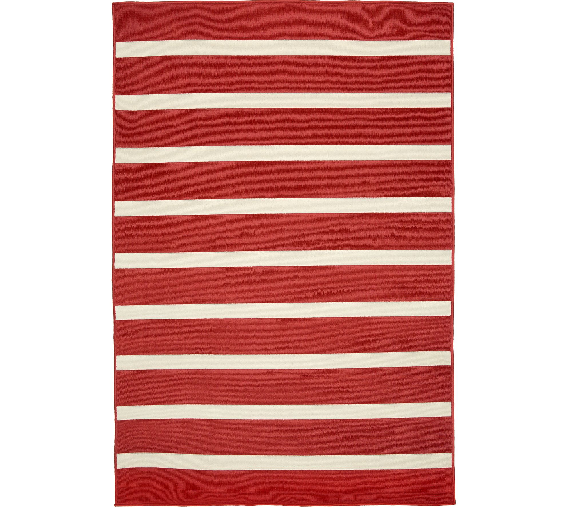 Tommy Bahama Indoor/Outdoor 5x7 Awning Stripe Rug Page 1 —