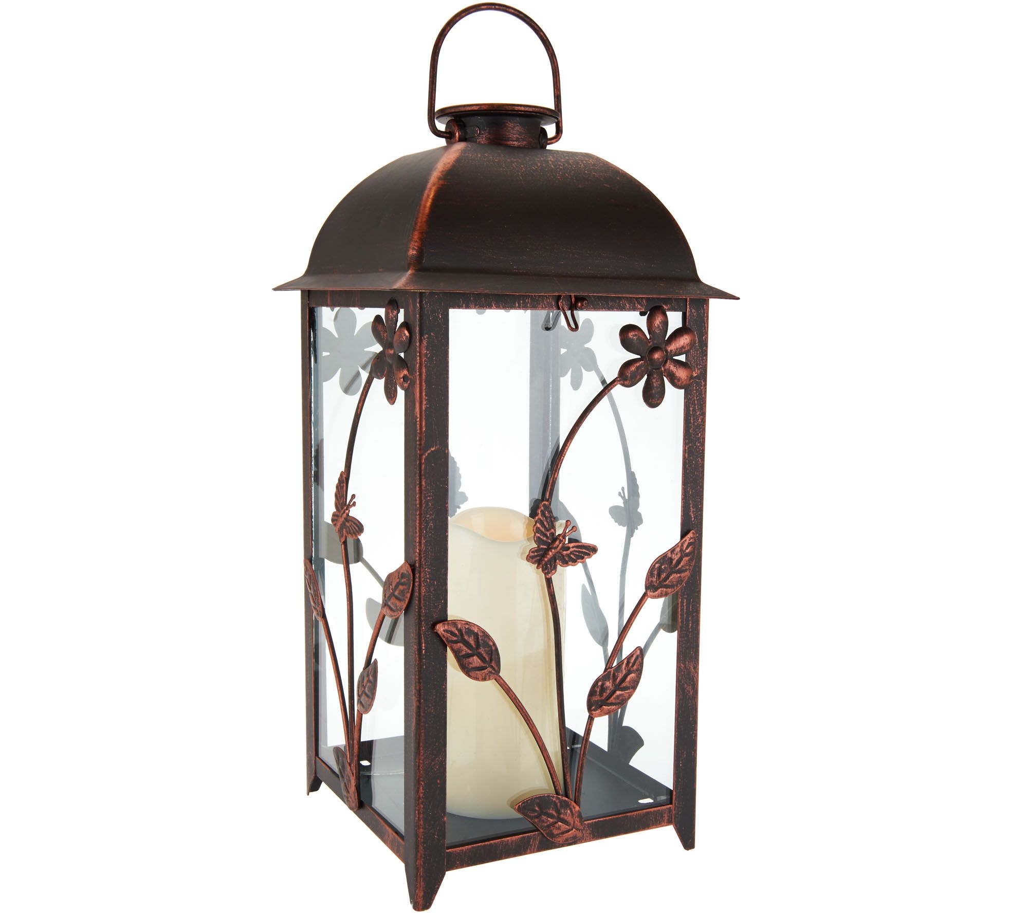 Compass Home Indoor/Outdoor Solar Candle Lantern Page 1 —