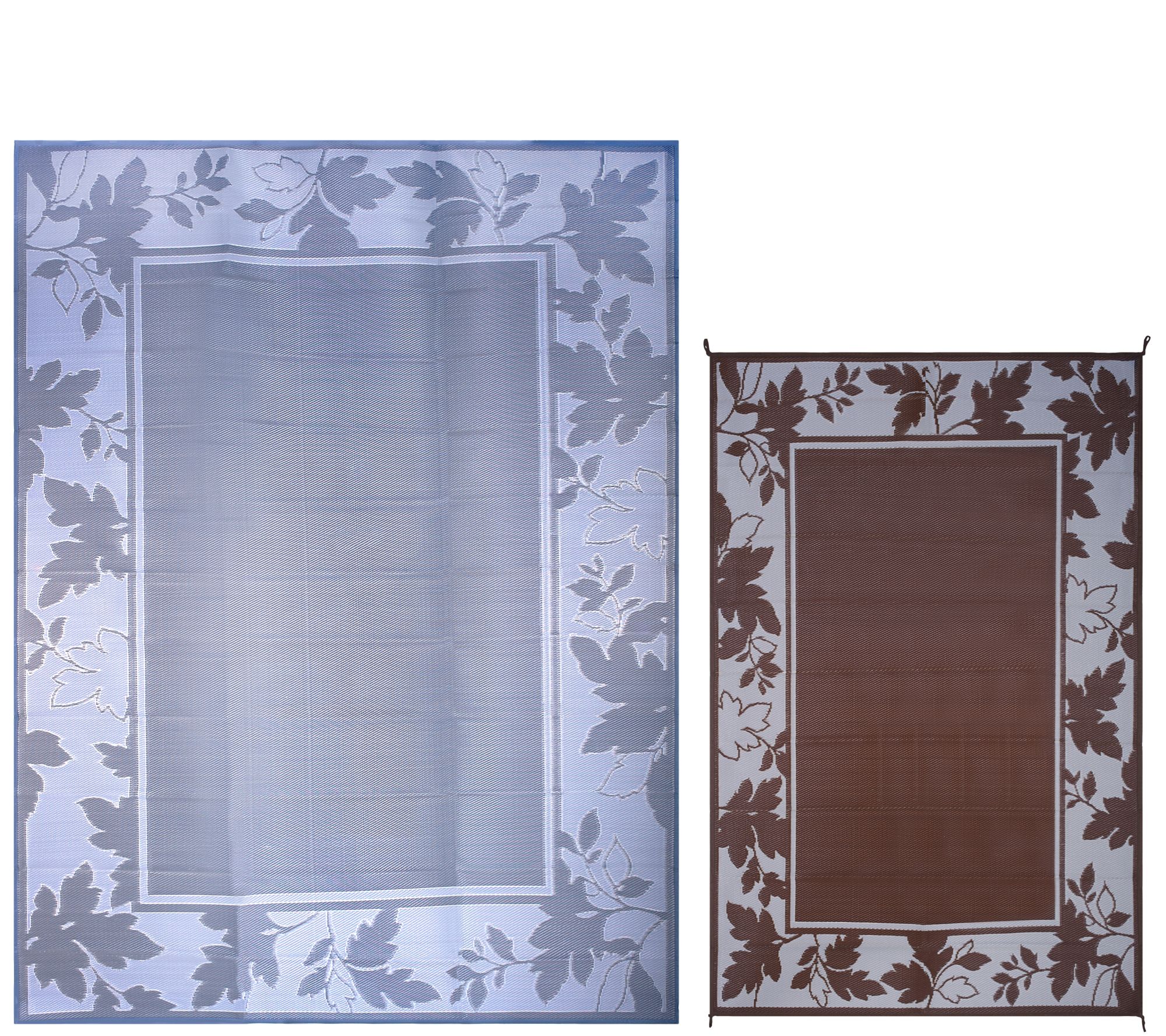 Barbara King Indoor/Outdoor Reversible Mat with Stakes and Carrying Bag