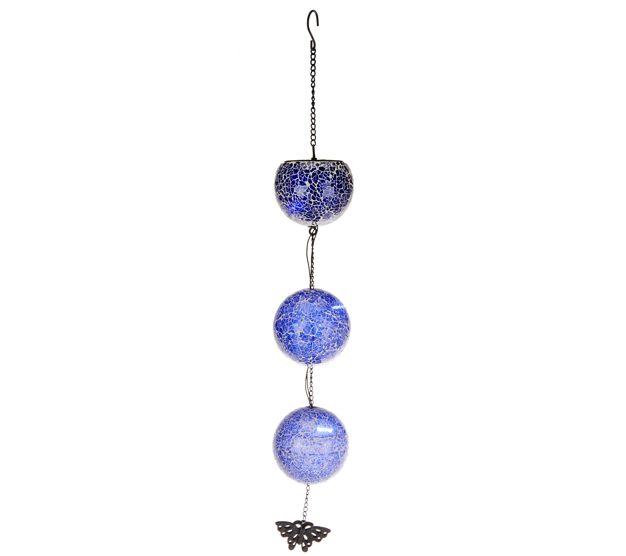 Hanging Solar Glass Mosaic Decorative Globes by Evergreen Page 1