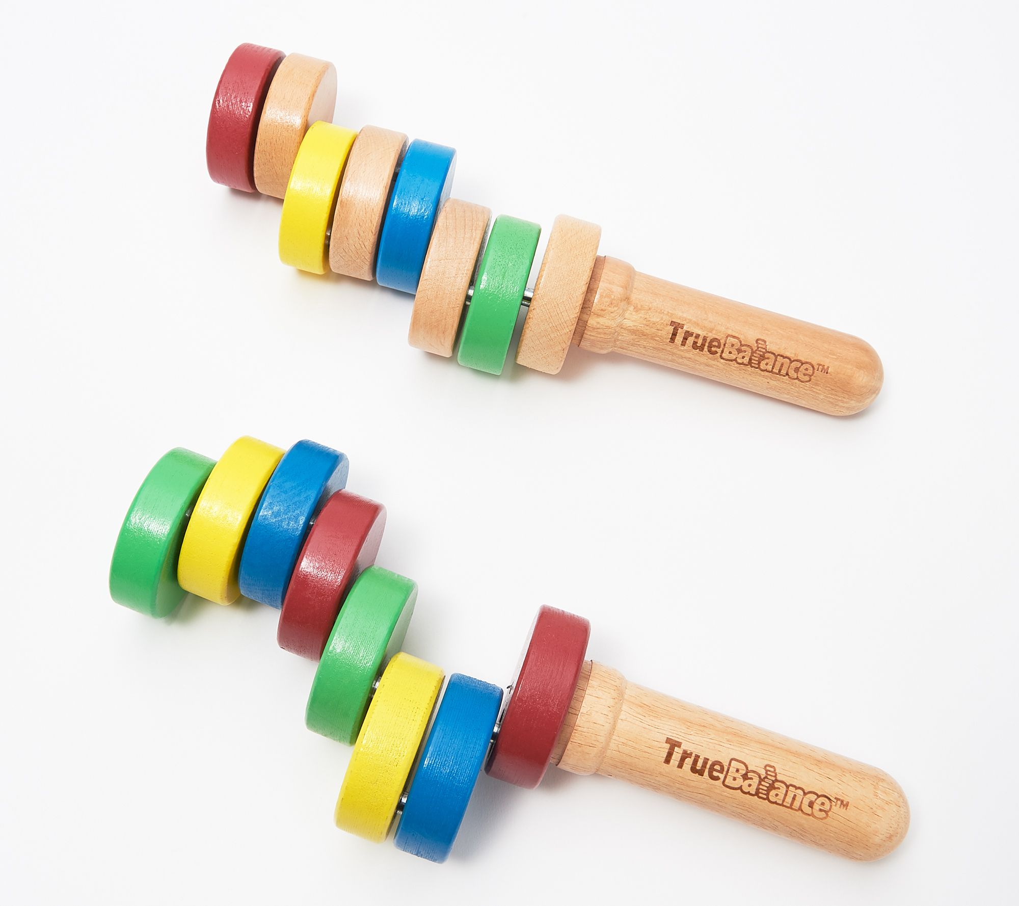 Set of 2 TrueBalance Wooden Handheld Balancers