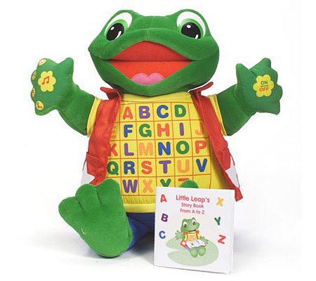LeapFrog Read and Sing Little Leap with Book - T14449 — QVC.com