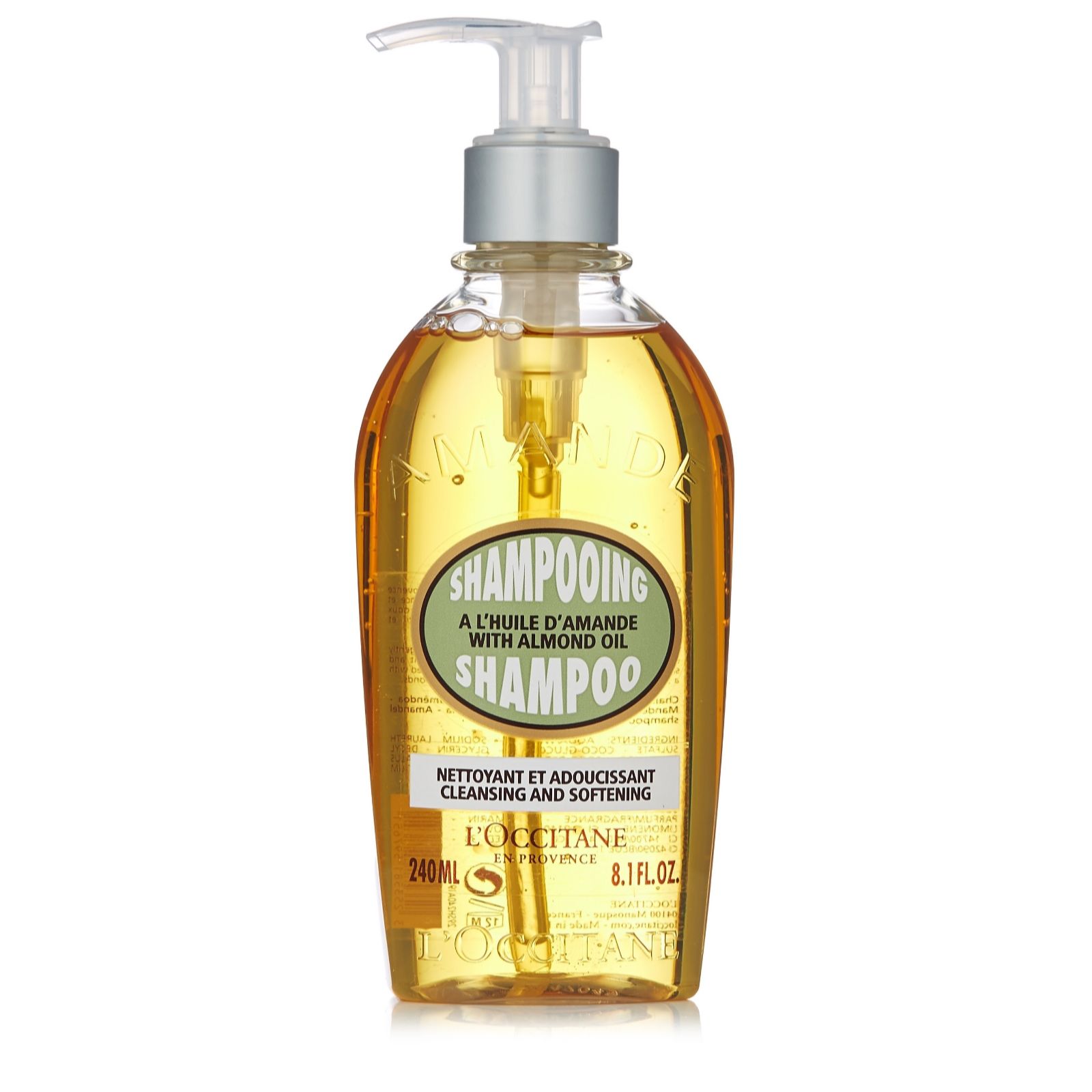 L'Occitane Almond Shampoo 240ml QVC UK