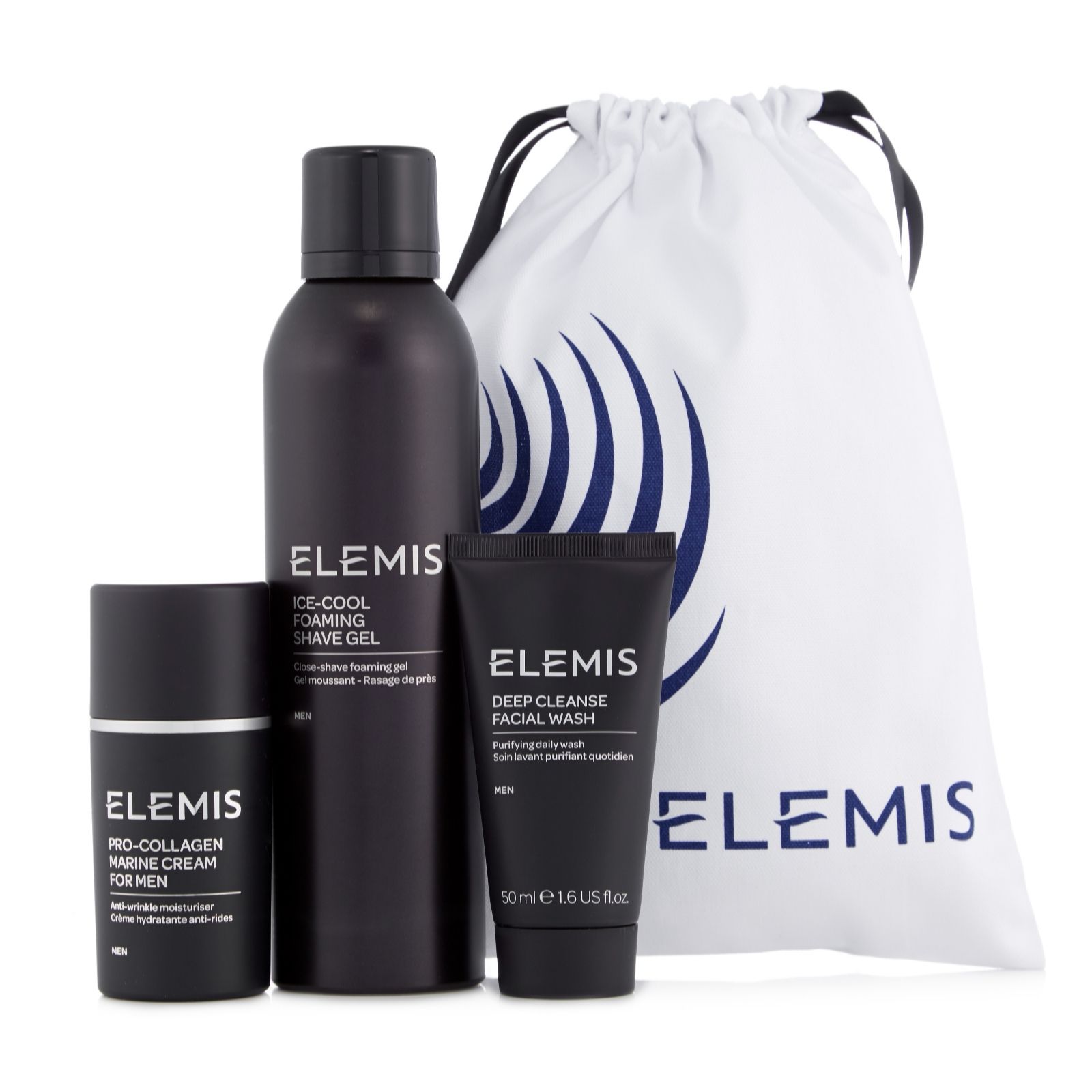 Elemis Men's 3 Step Daily Skincare Collection QVC UK