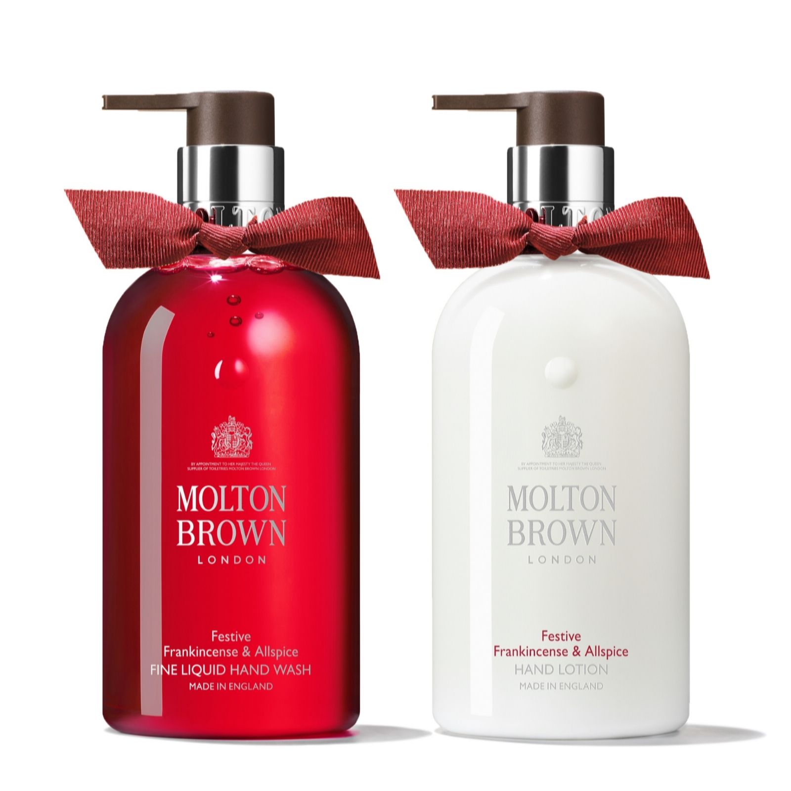 Molton Brown Festive Frankincense & All Spice Hand Care Collection QVC UK