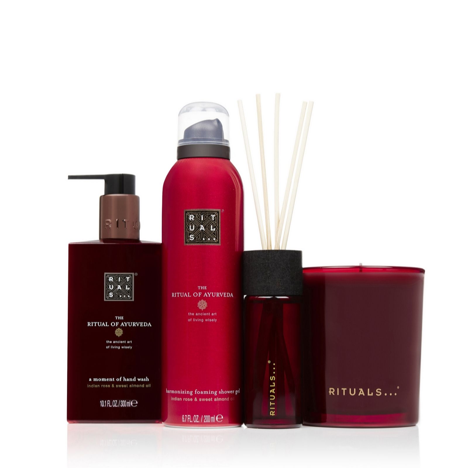 Rituals 4 Piece Ayurveda Home Fragrance Set QVC UK