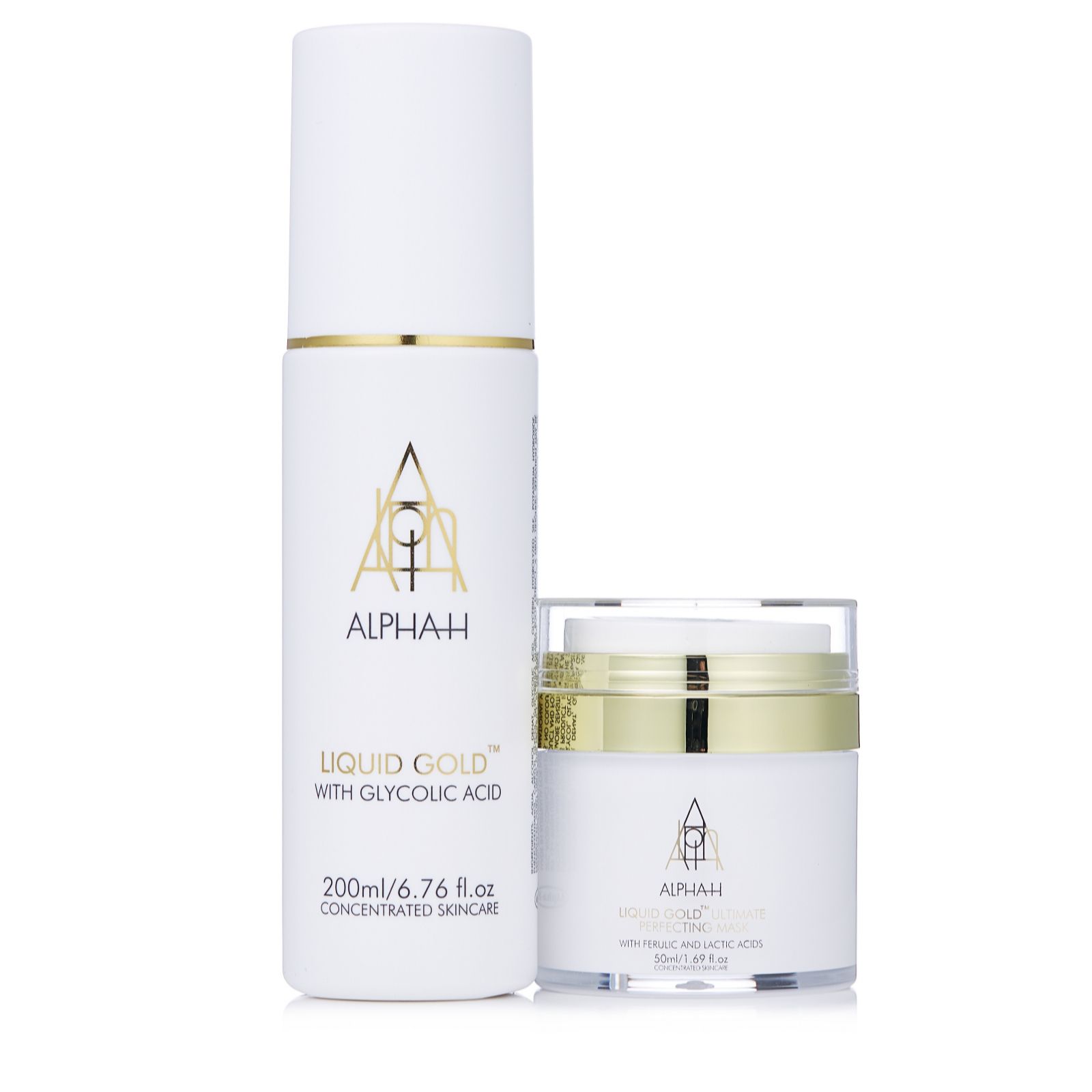 AlphaH Liquid Gold Ultimate Perfecting Duo QVC UK