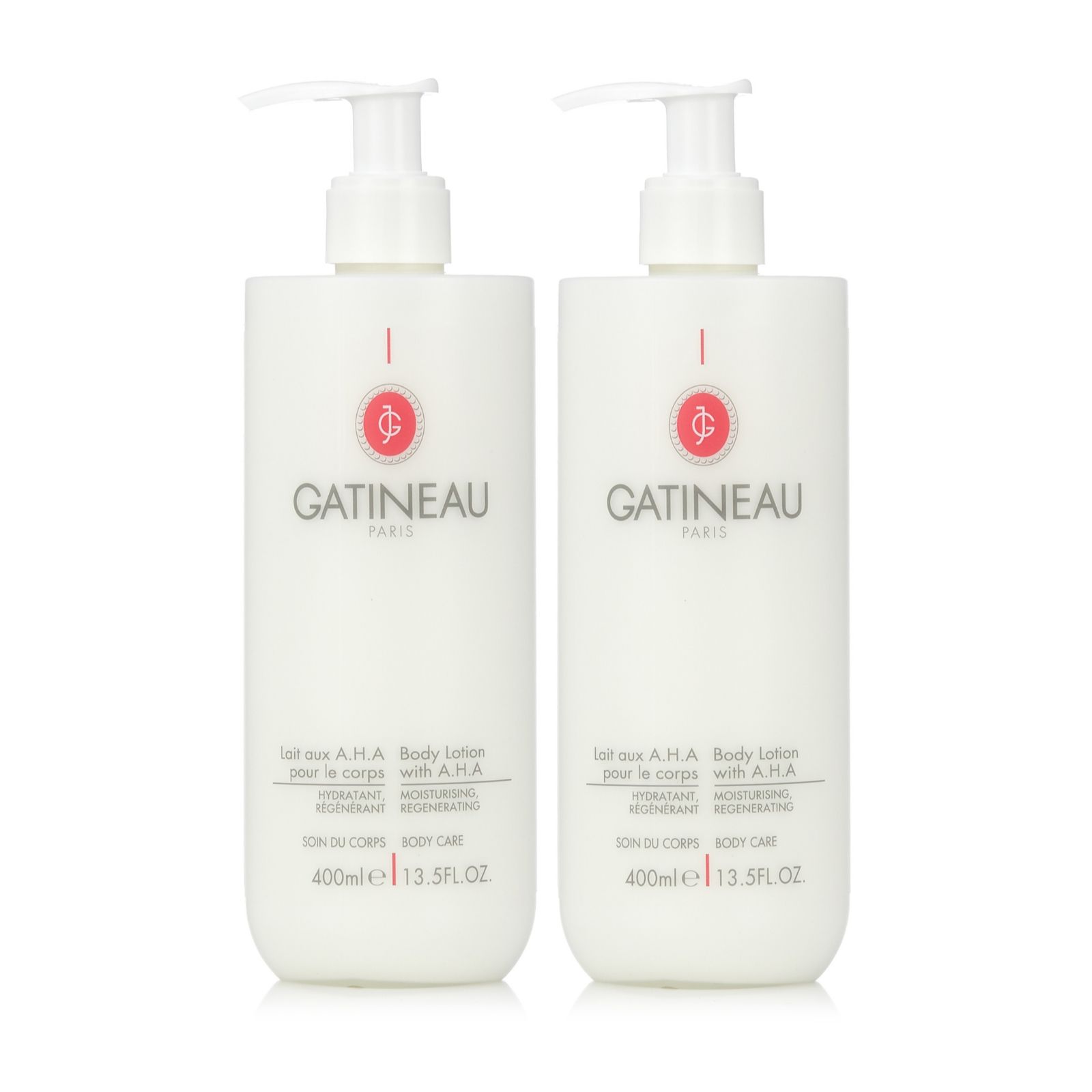 Gatineau Supersize AHA Body Lotion Duo 400ml QVC UK