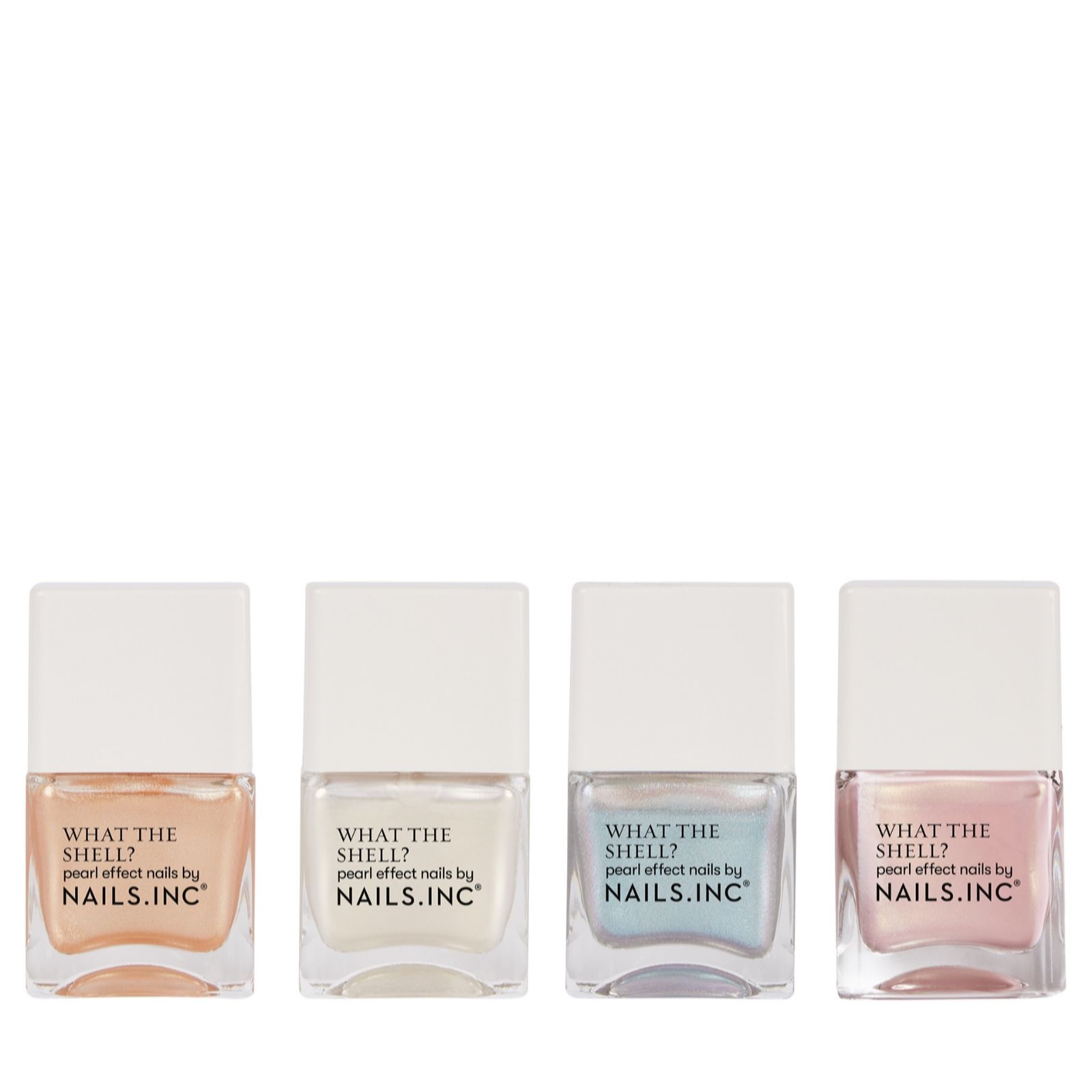 Nails Inc 4 Piece What the Shell Collection QVC UK