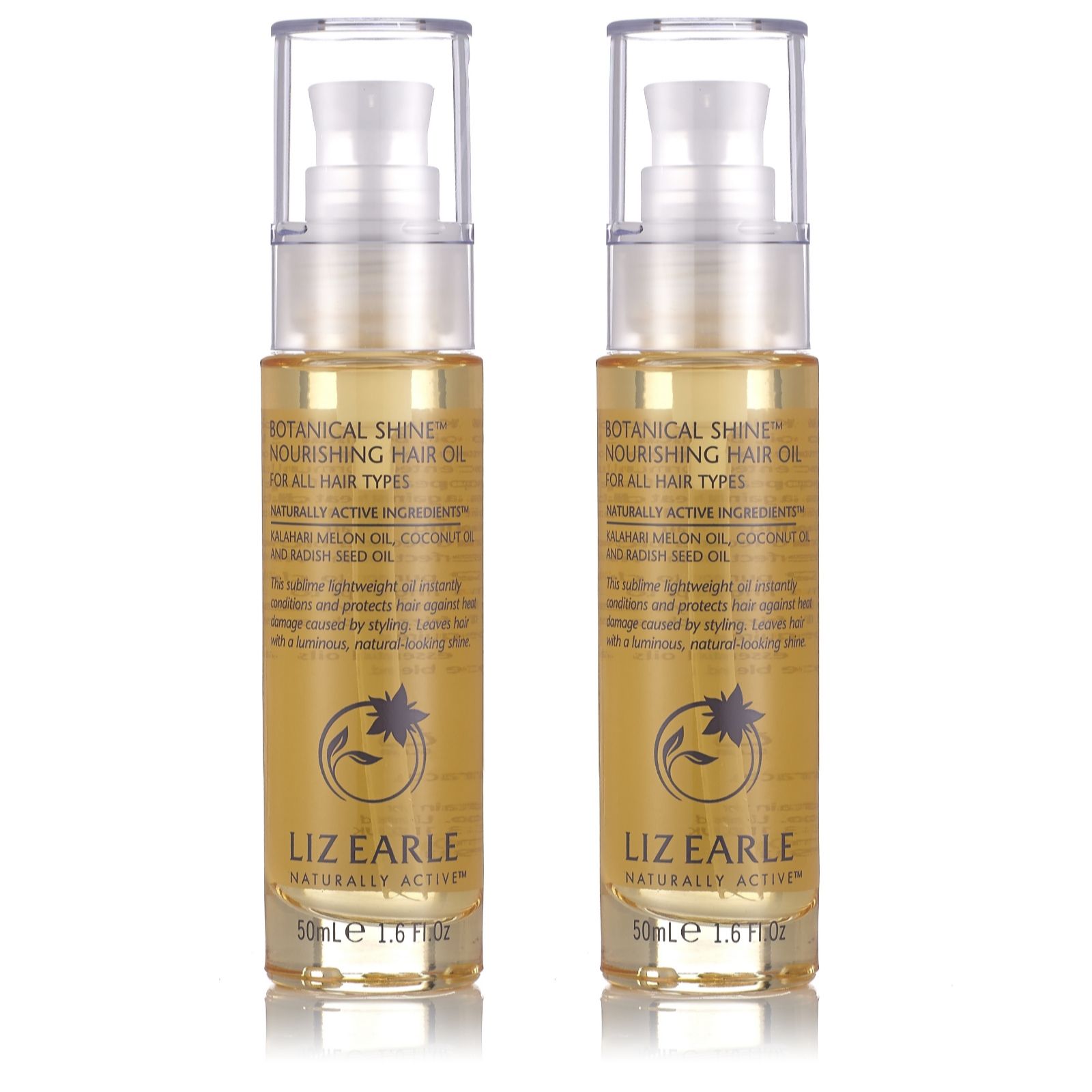 Liz Earle Hair Oil Duo Page 1 QVC UK