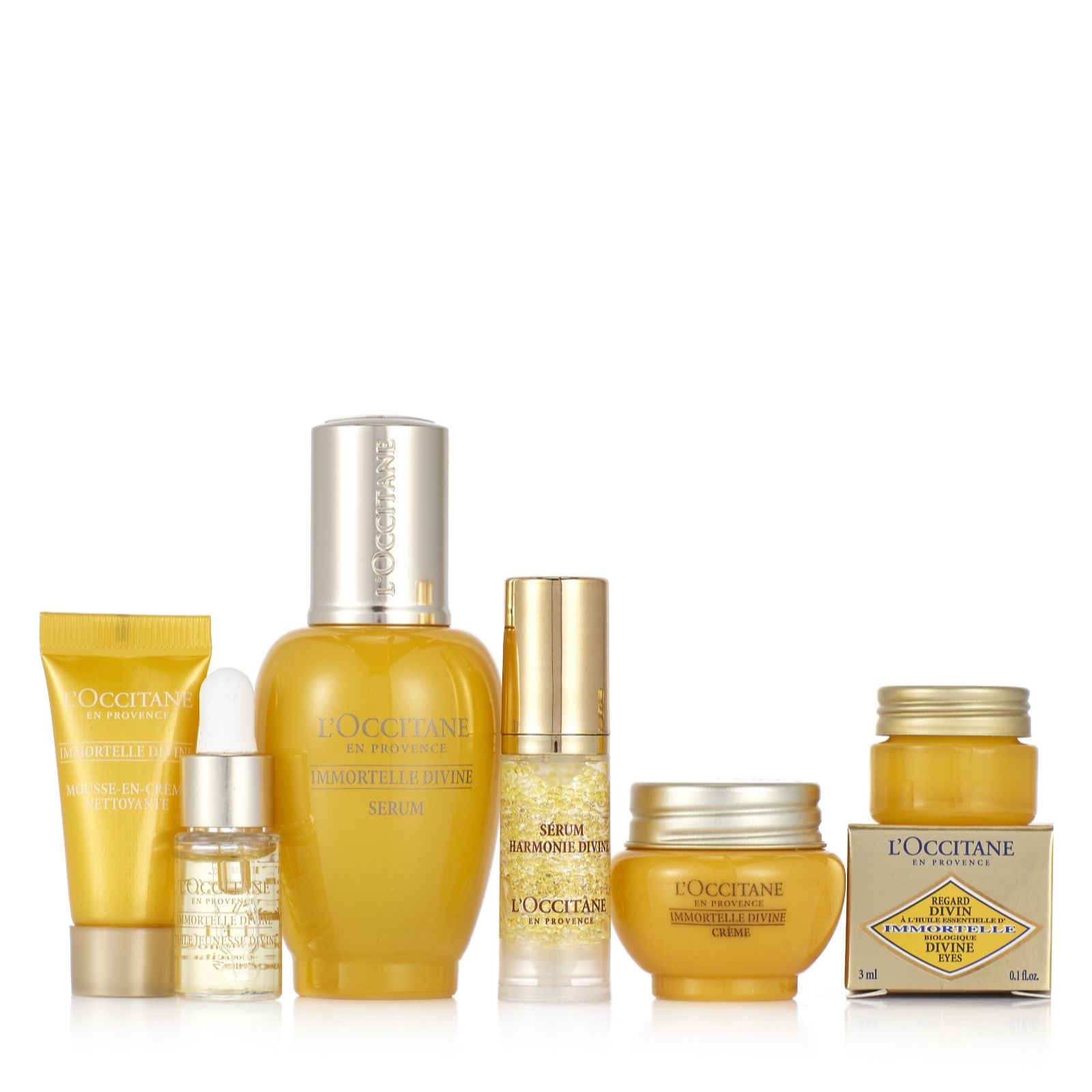 L'Occitane Divine Serum 30ml & Travel Skincare Collection QVC UK