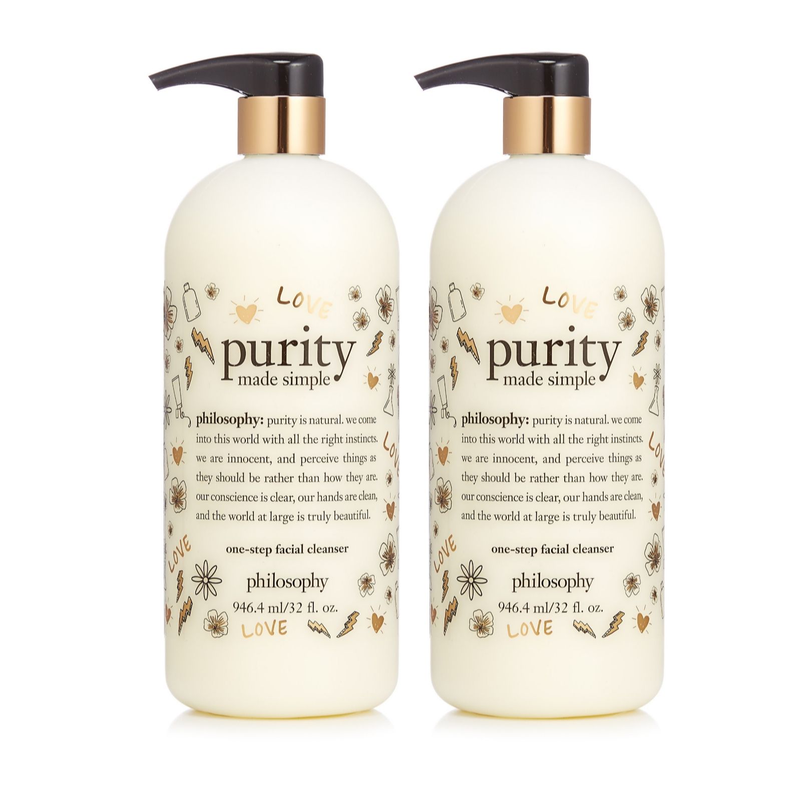 Philosophy Limited Edition Purity Made Simple Facial Cleanser 946ml Duo