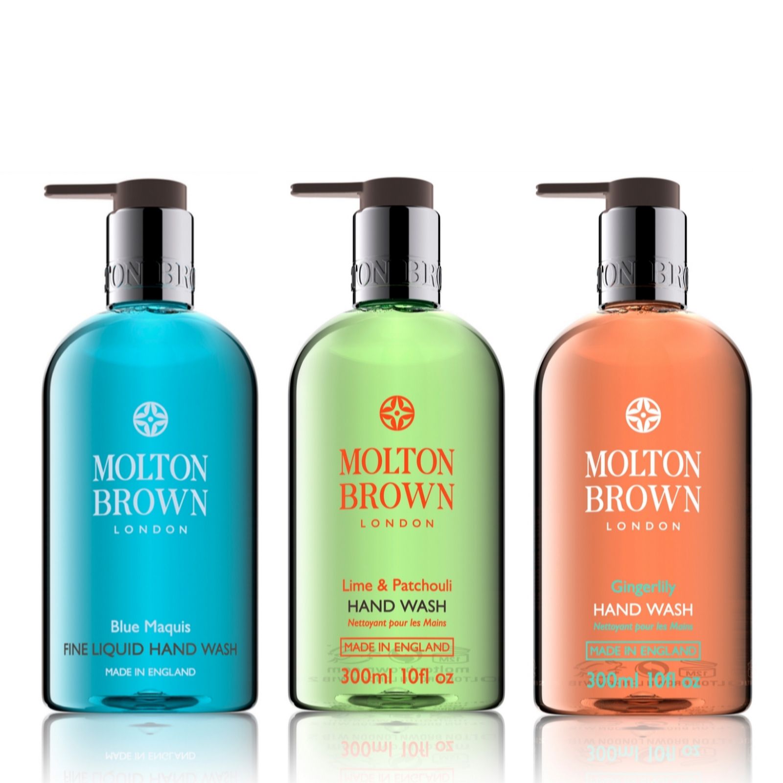 Molton Brown Restore & Uplift 300ml Hand Wash Trio QVC UK