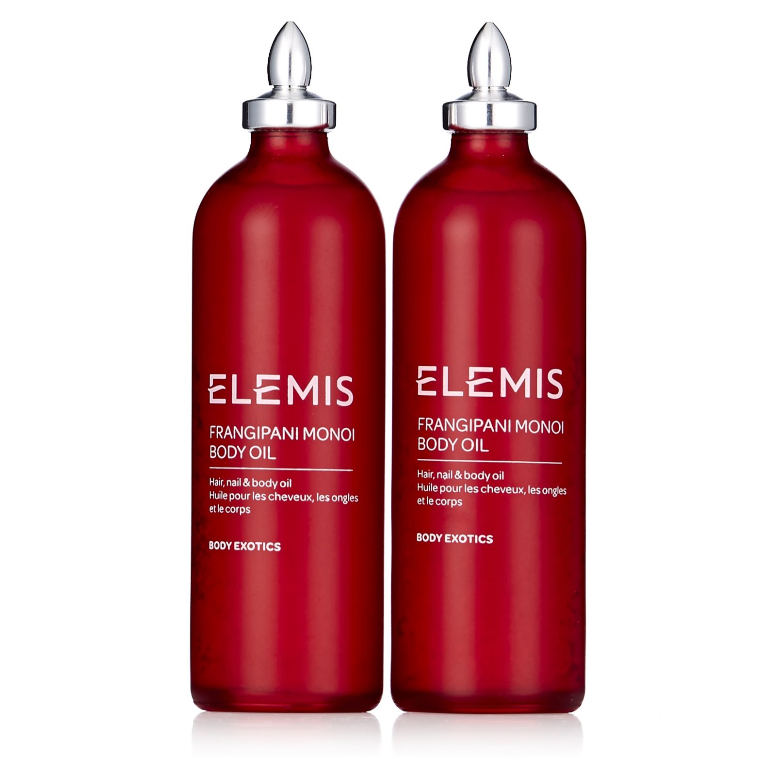 Elemis Frangipani Monoi Body Oil Duo Page 1 QVC UK