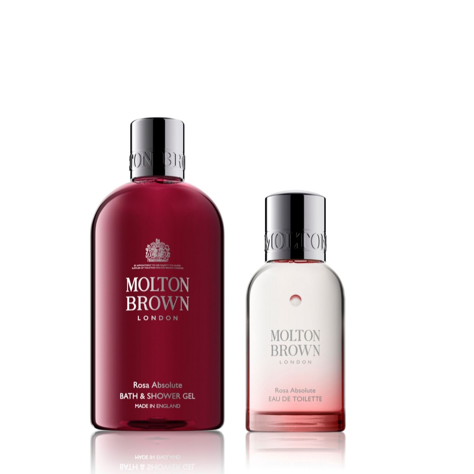 Molton Brown Rosa Absolute Bath & Shower Gel & Eau de Toilette QVC UK
