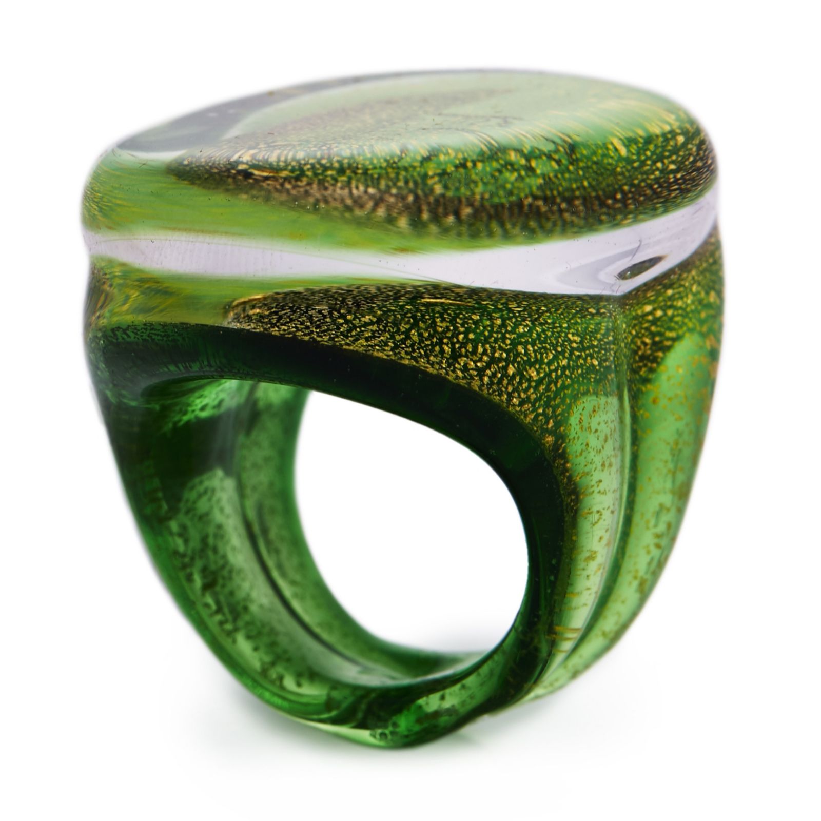 Murano Glass Ovale Ring QVC UK
