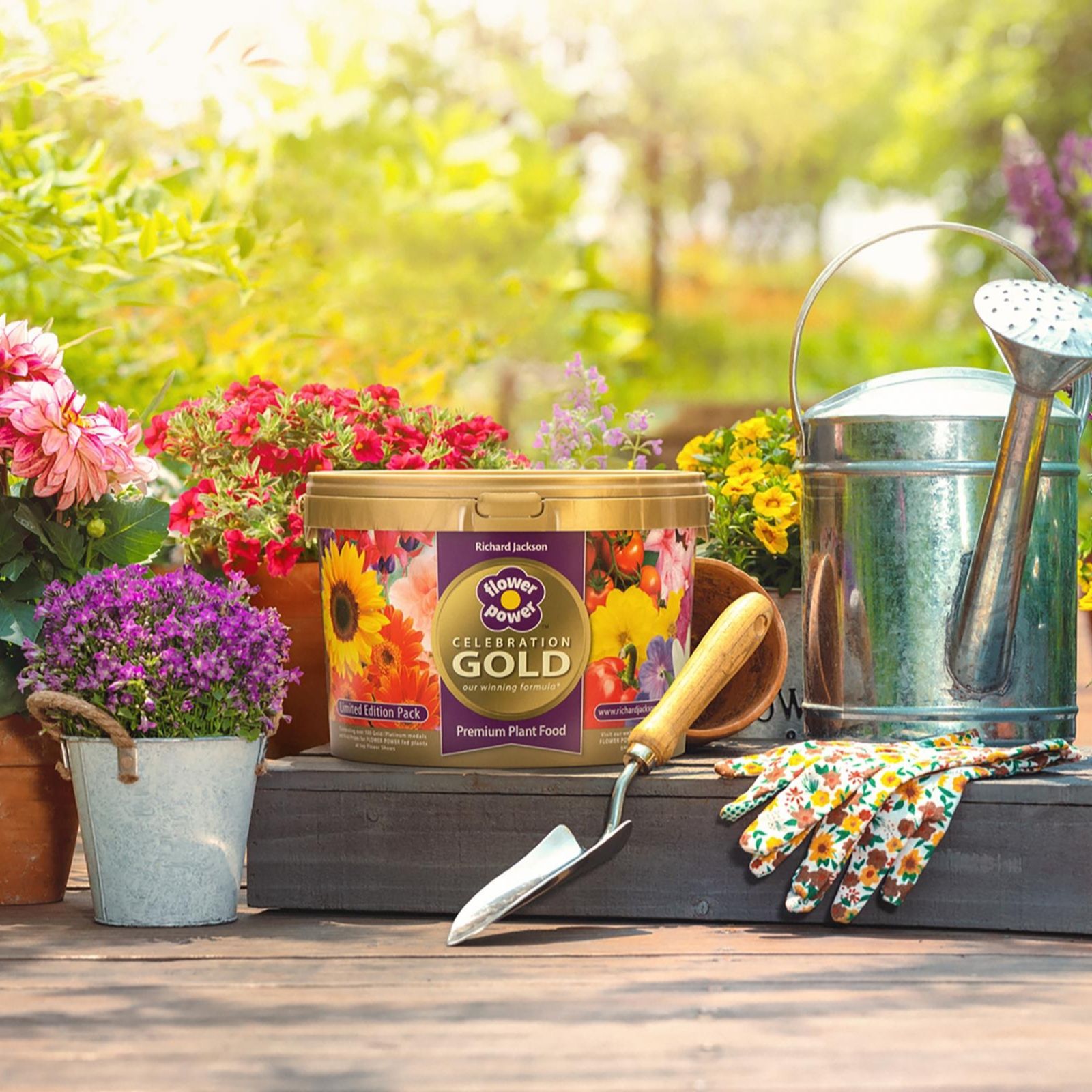 Richard Jackson Flower Power Gold Flowers Power Photos