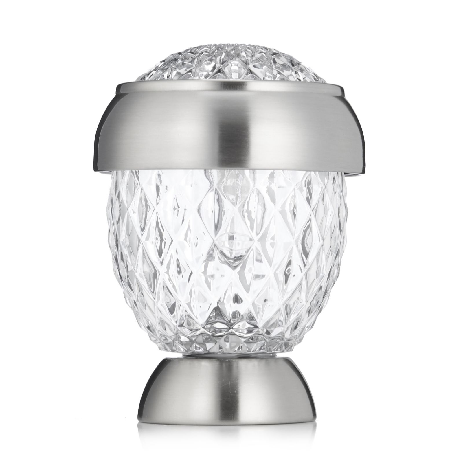 Solithia Set of 4 Glass Colour Changing Solar Lights QVC UK