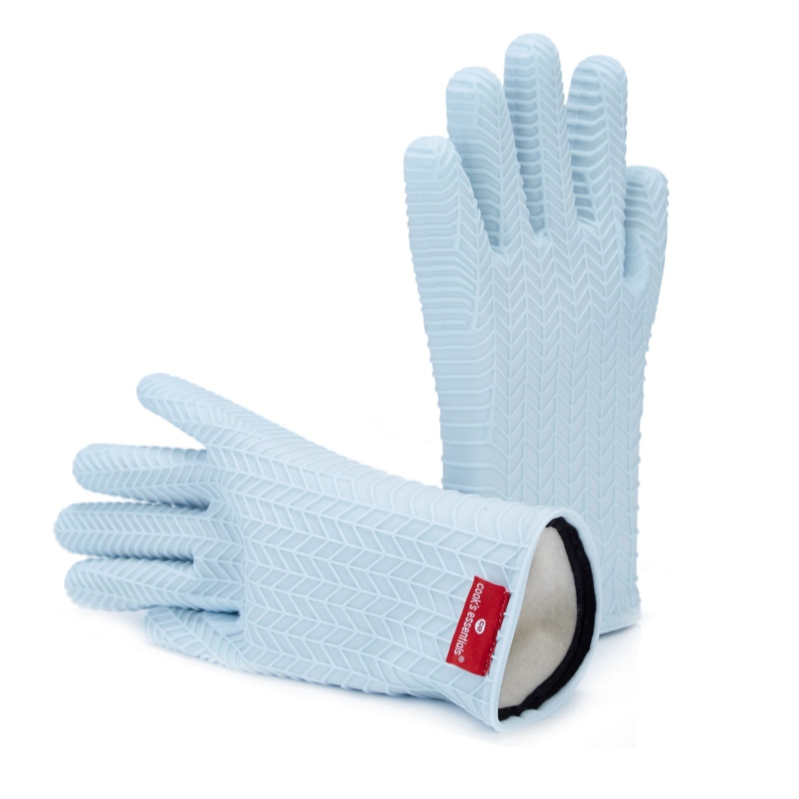 Outlet Cook's Essentials Pair of Flexible Silicone Oven Gloves QVC UK