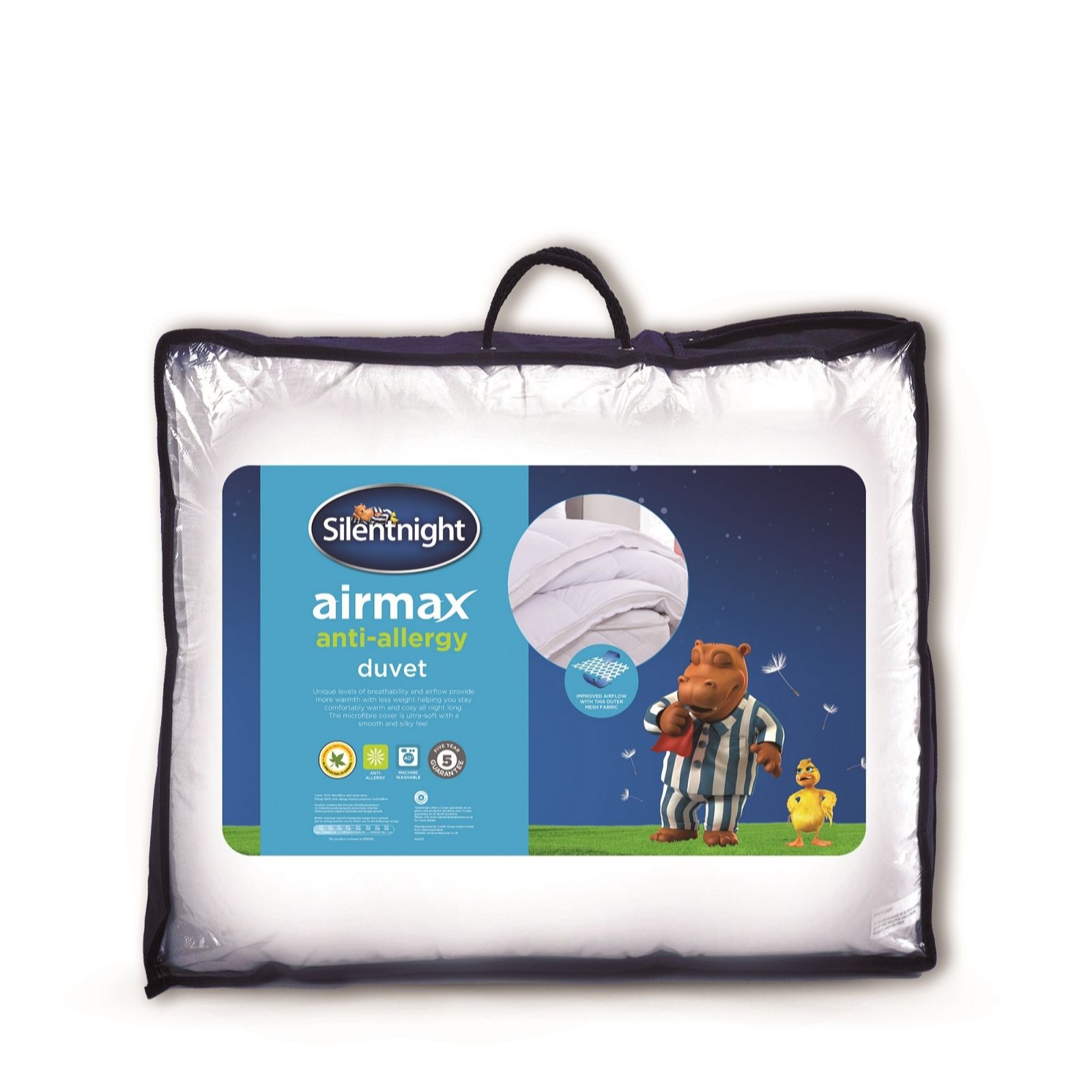 Silentnight Airmax Anti Allergens 13.5 Tog Duvet QVC UK