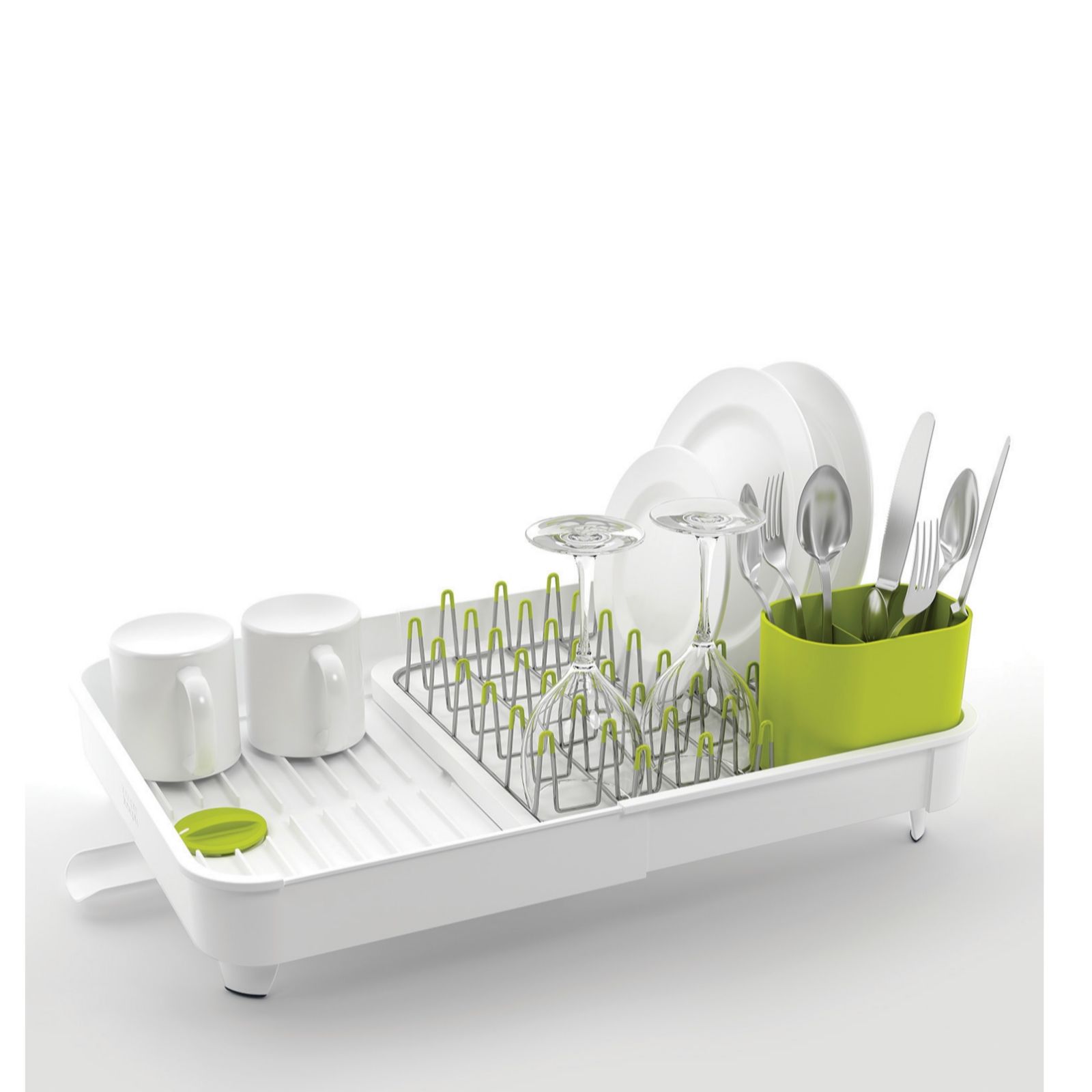 Joseph Joseph Extend Expandable Dish Drainer & Palm Scrub Dish Brush
