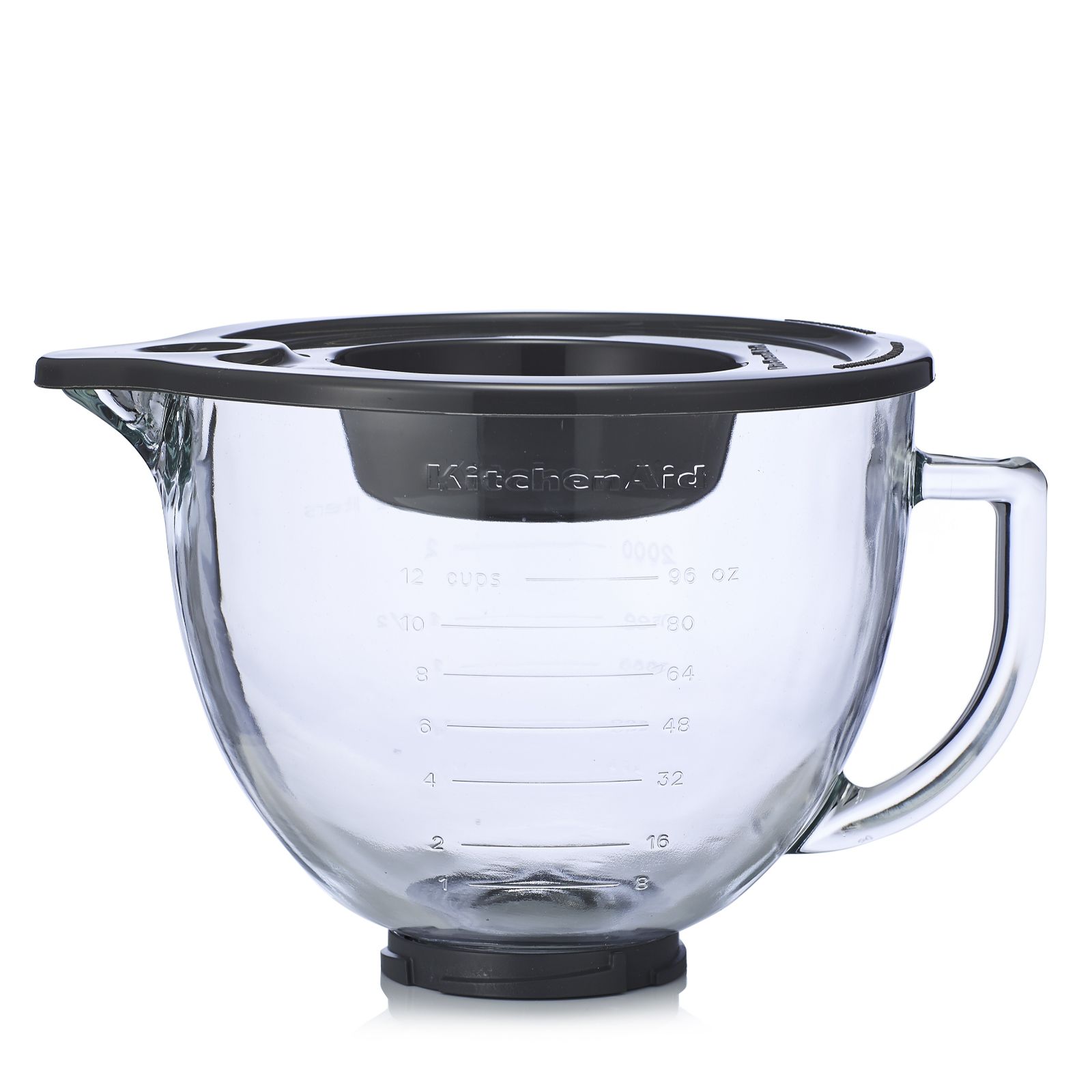 KitchenAid 125 Artisan 4.8L Stand Mixer with Additional Glass Bowl QVC UK