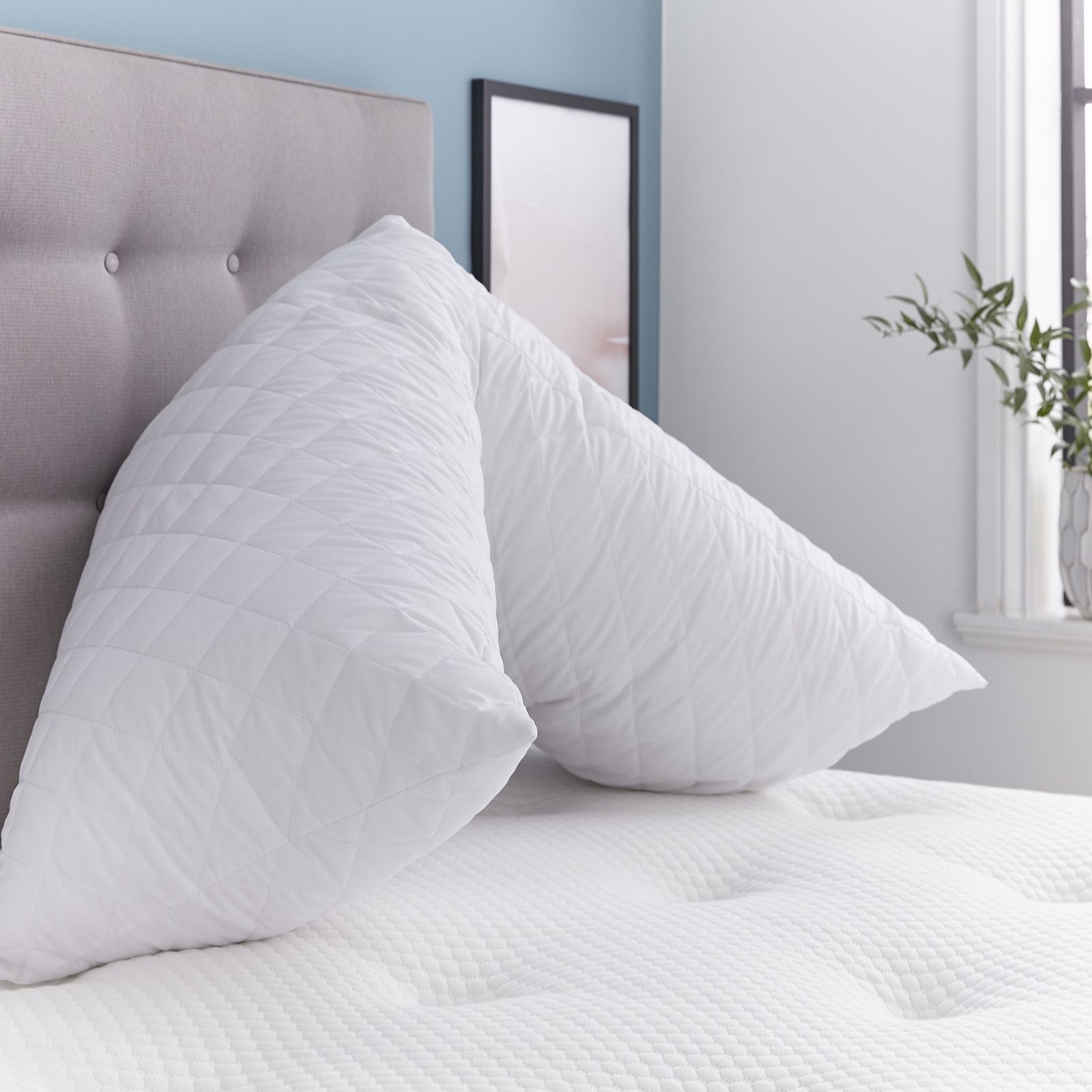 Silentnight Multi Way Body Support Pillow & Pillowcase QVC UK