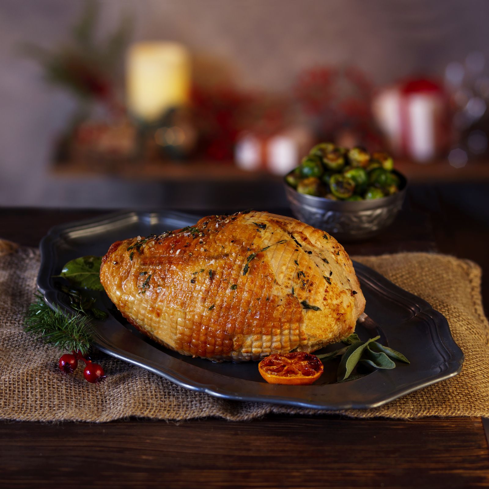 Althams Butchers 5.3kg British Meat Christmas Hamper QVC UK