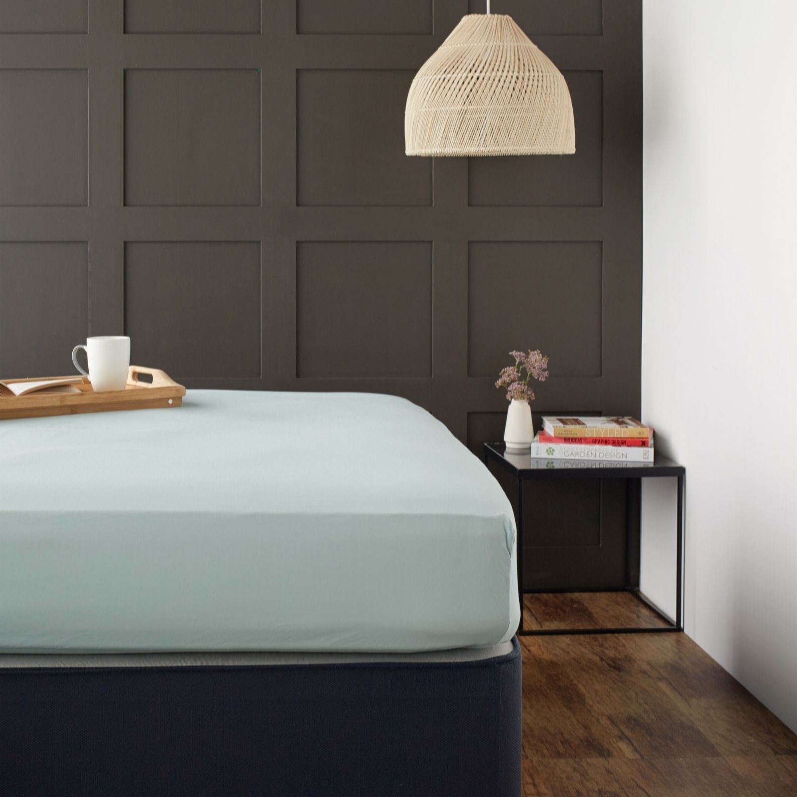 Northern Nights Cotton Rich Deep Pocket Fitted Sheet QVC UK