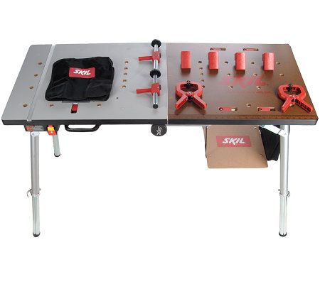 Skil XBench Folding Portable Workbench with Clamps & Shelf - Page 1