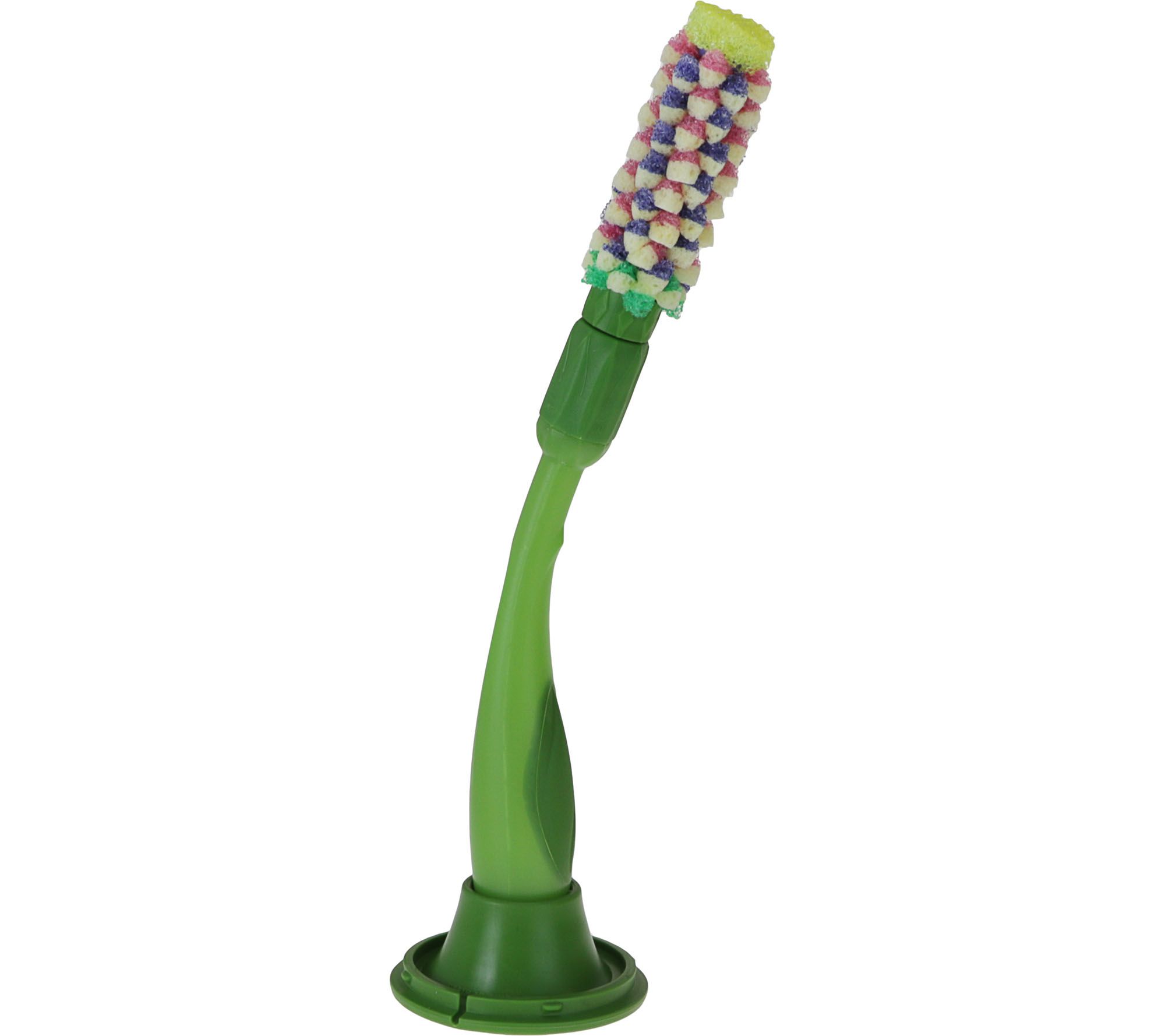 Scrub Daisy Dish Cleaning Soap Wand with Vase & Variety Scrubber Heads
