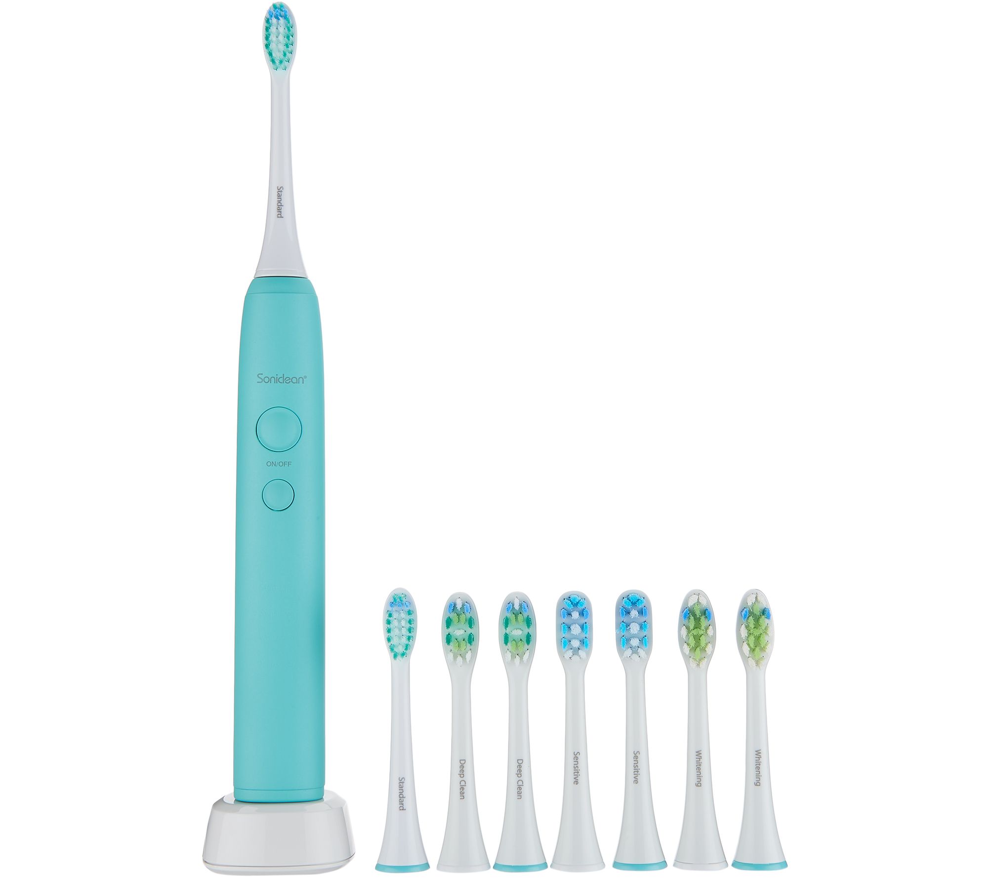 Soniclean Ultra Deluxe Rechargeable Toothbrush with 8 Brush Heads
