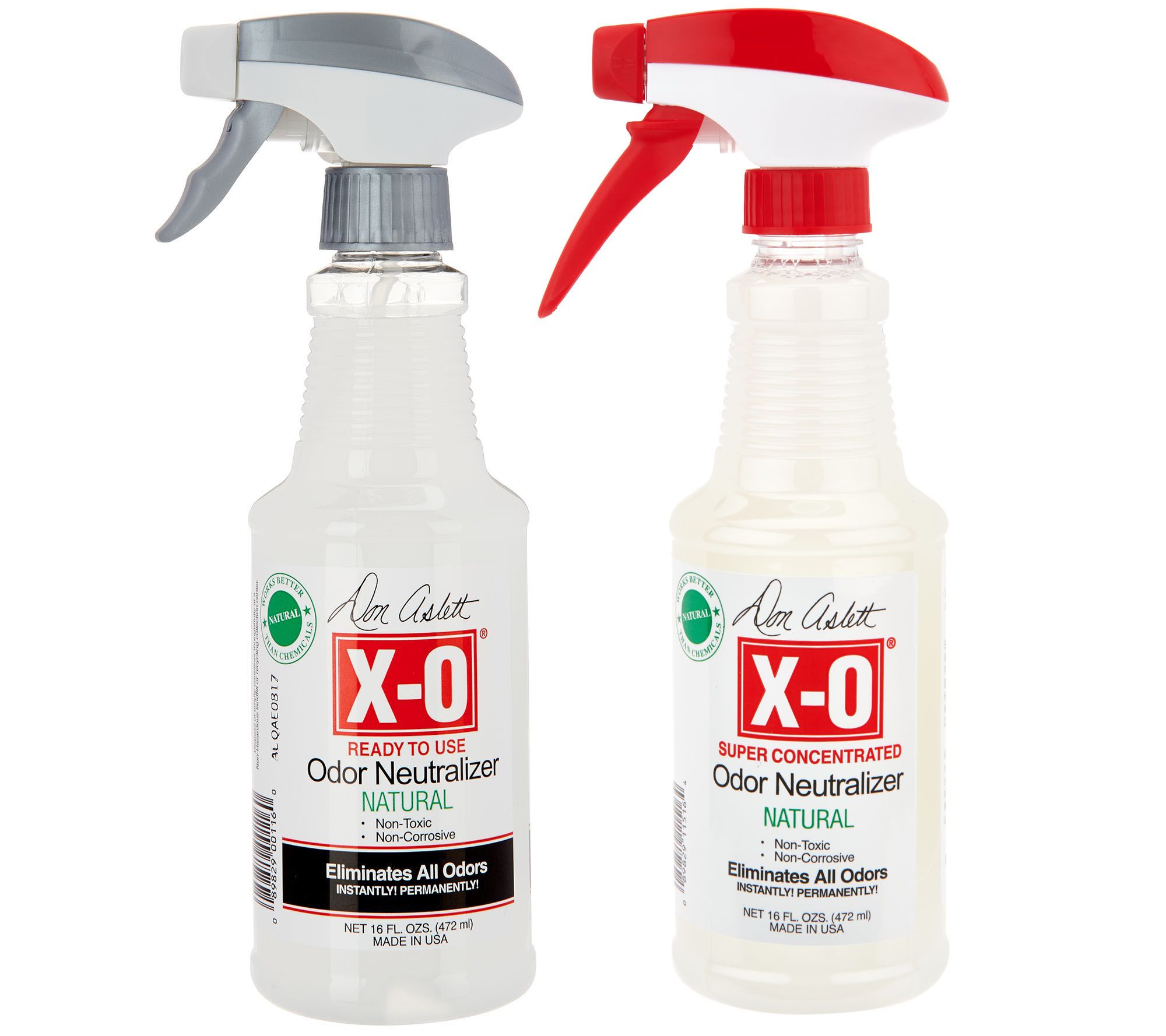 Don Aslett's 16oz XO Odor Neutralizer w/ 16oz Refill Concentrate