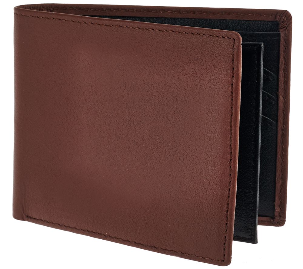 Always Be Secure RFID TwoTone TriFold Leather Wallet Page 1 —
