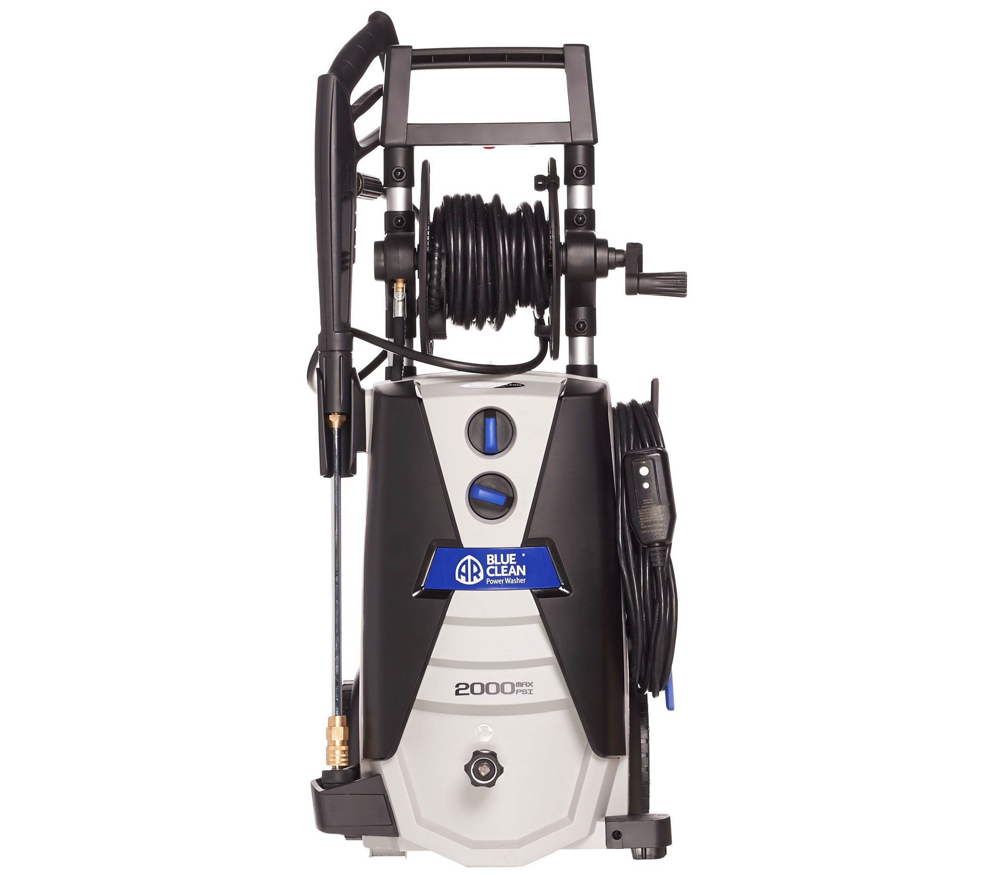 Blue Clean 2000 PSI Max Pressure Washer with Hose Reel Page 1 —