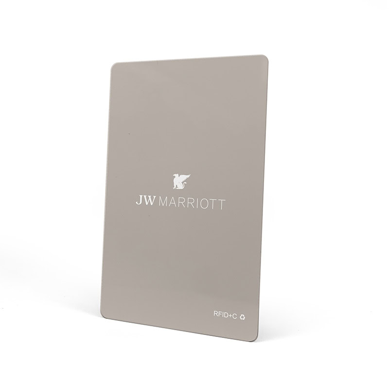 JW Marriott Brand Standard Dark Gray Guest RFID Key Cards RFID Hotel