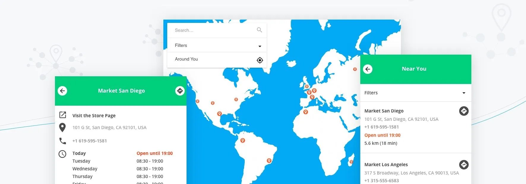 Configure the Woosmap Store Locator Widget