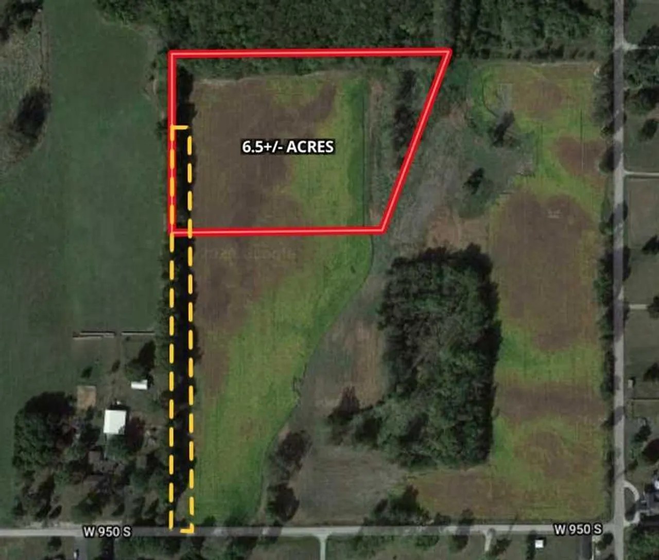 6.5 Acres Pendleton, IN W 950 S Land For Sale Madison County