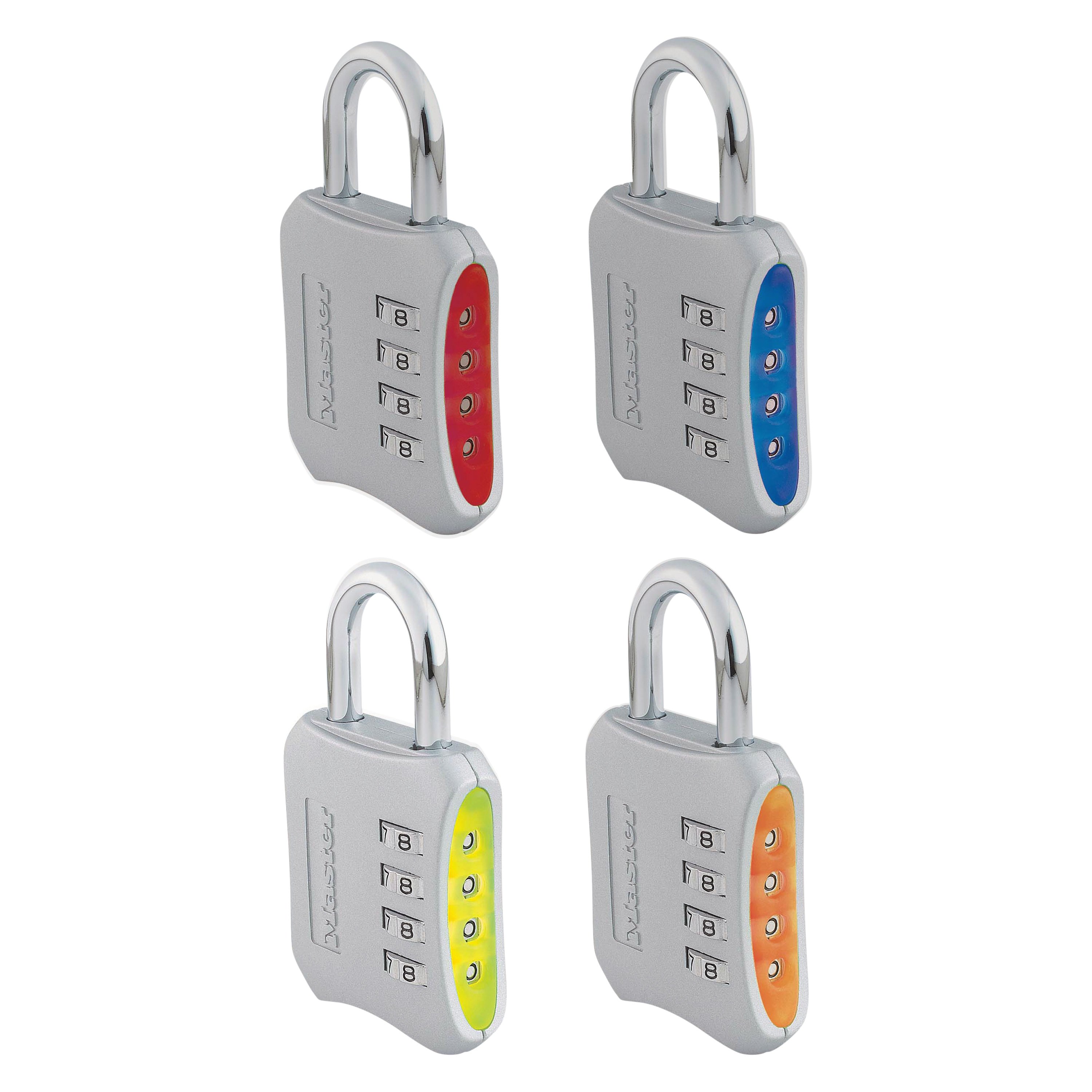 Master Lock® 653D 2" Assorted Combination Padlocks