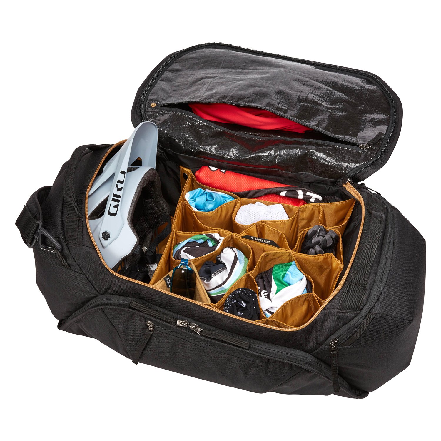 Thule® 3204352 RoundTrip™ 55 L Black Bike Duffle Bag