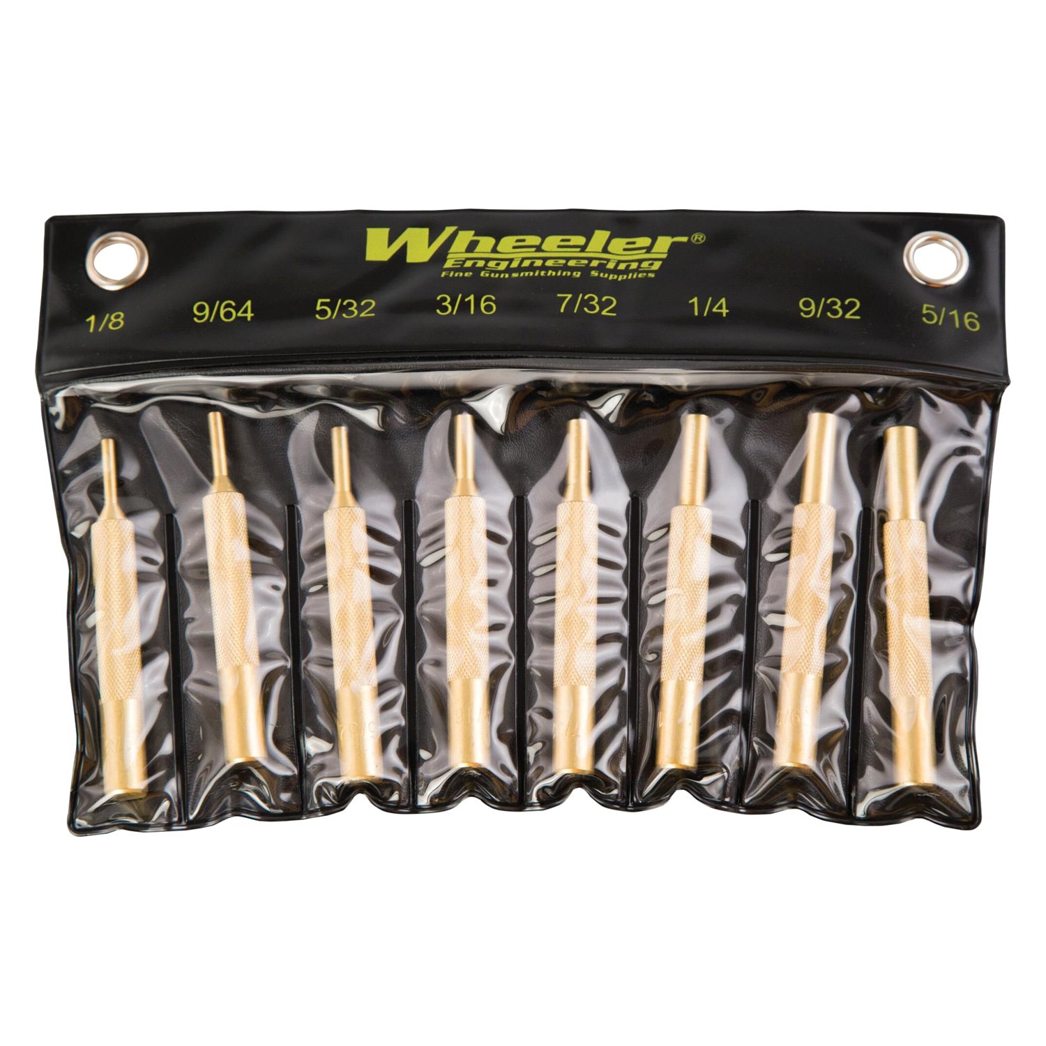 Wheeler Engineering® 780194 Brass Gunsmithing Punch Set