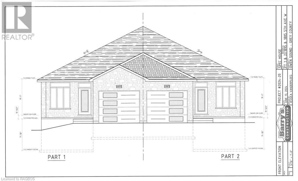 1895 5TH Avenue W, Owen Sound, ON N4K5C2 House For Sale RE/MAX 40669258