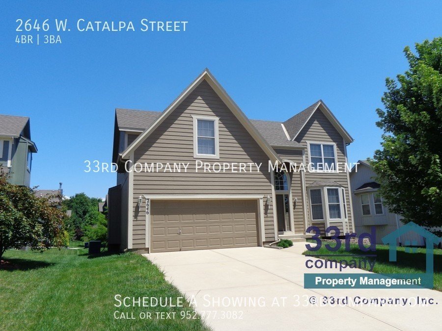 2646 W Catalpa St Olathe, KS House for Rent Rentable