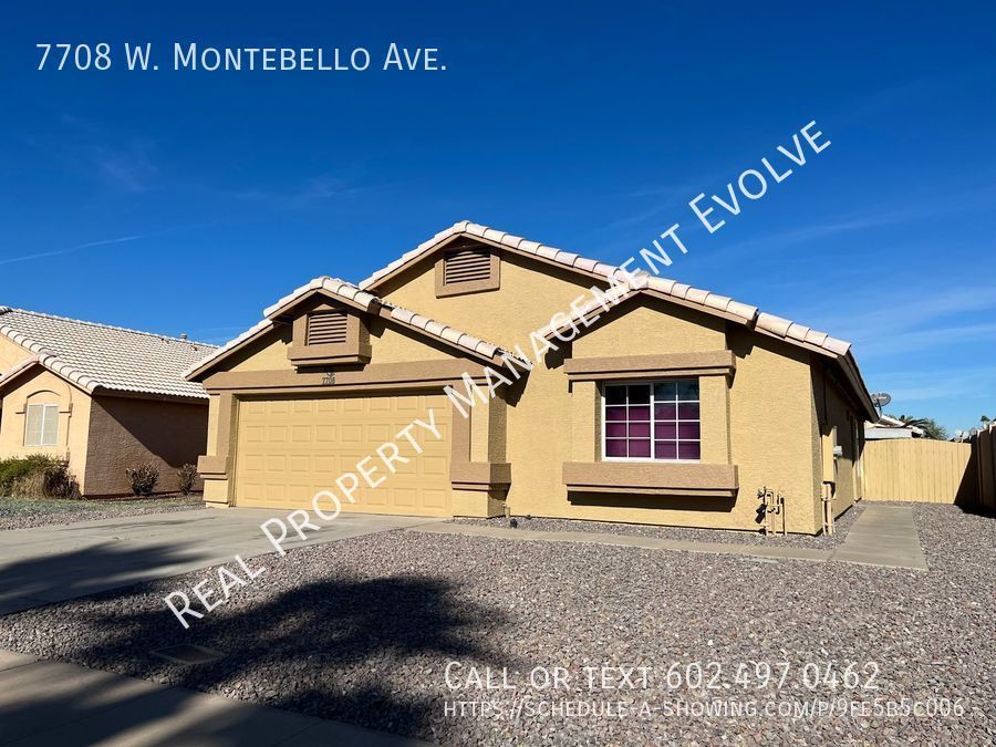 7708 W Montebello Ave Glendale, AZ House for Rent Rentable