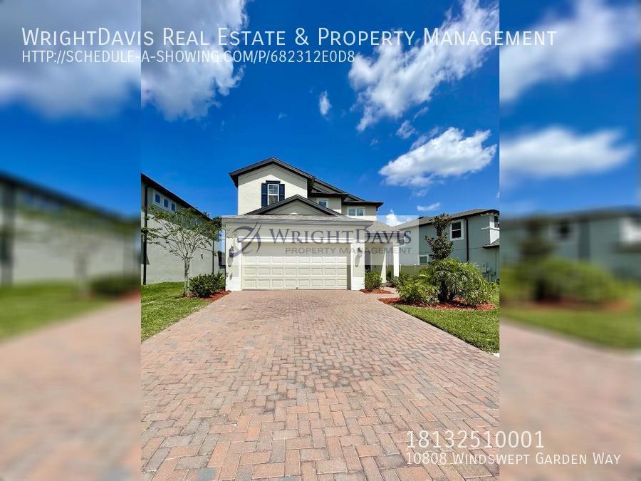 10808 Windswept Garden Way Tampa, FL House for Rent